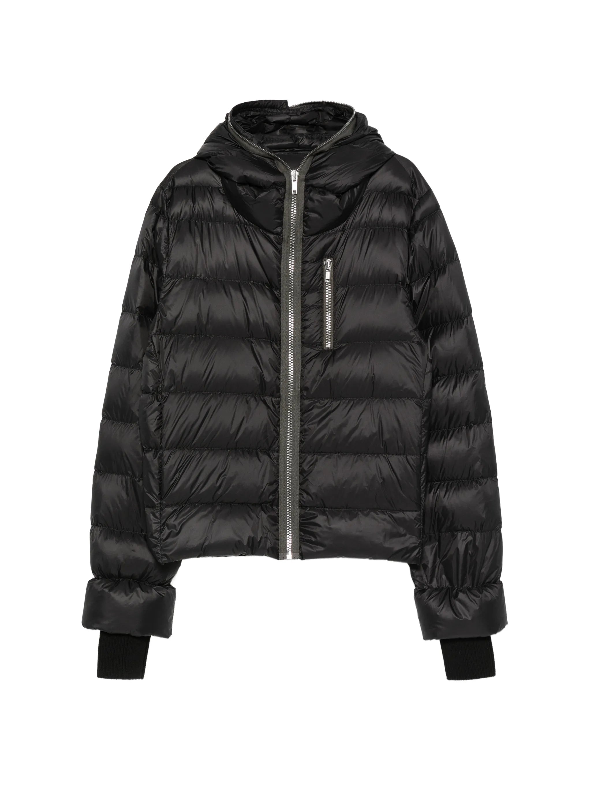 Gimp hooded down jacket