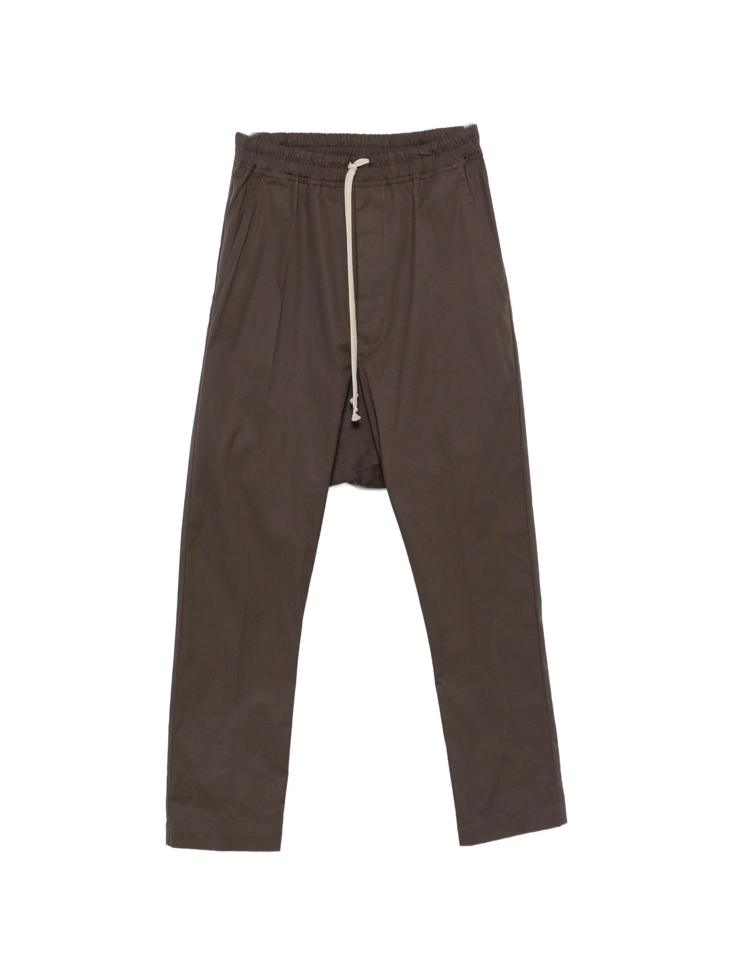 drawstring drop-crotch trousers