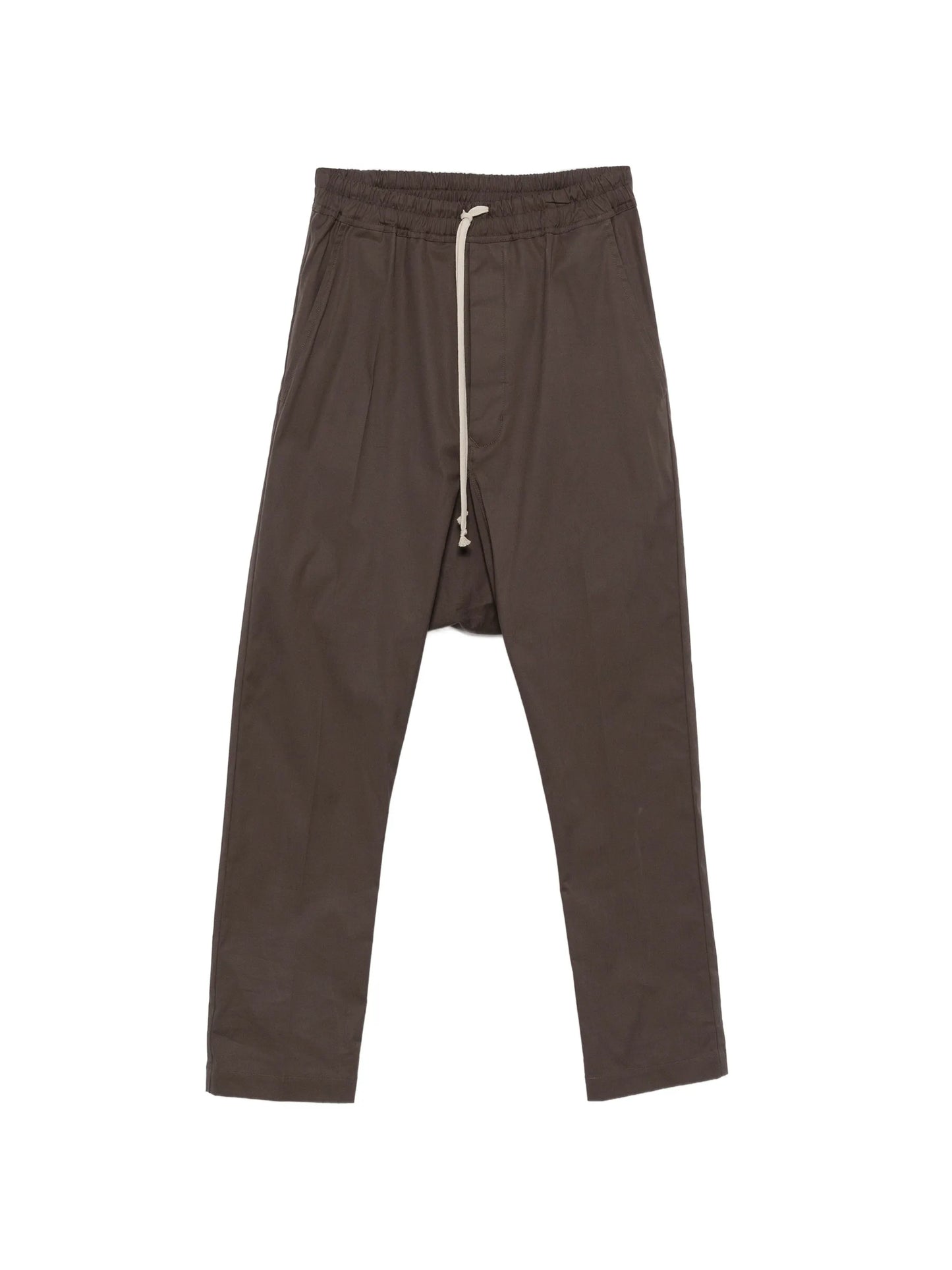 drawstring drop-crotch trousers