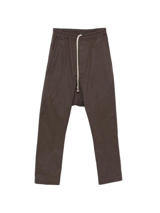 drawstring drop-crotch trousers