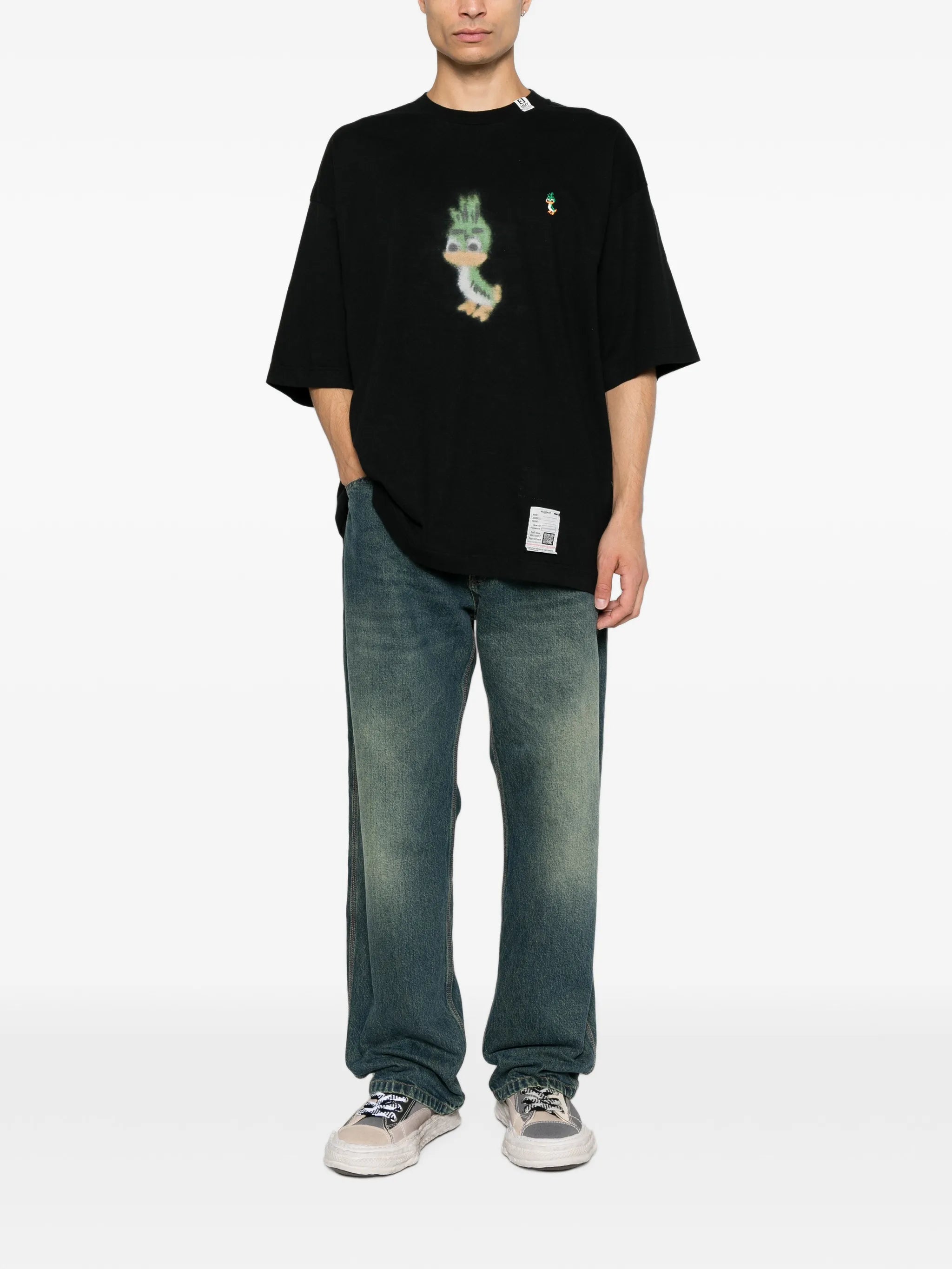 Leon-print T-shirt