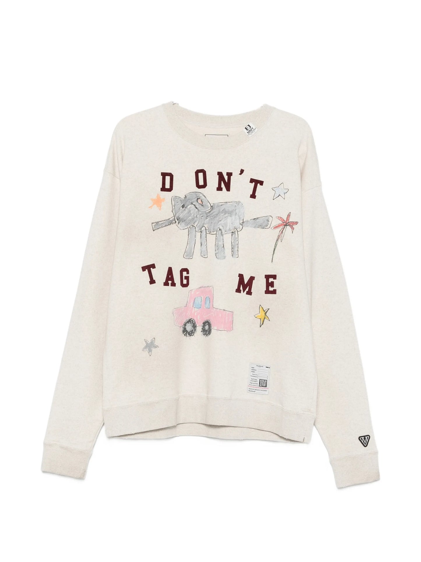 doodle-print sweater