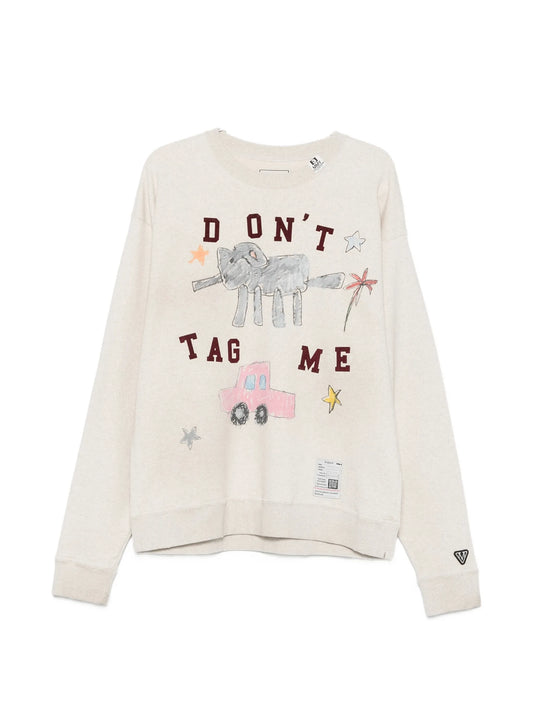doodle-print sweater