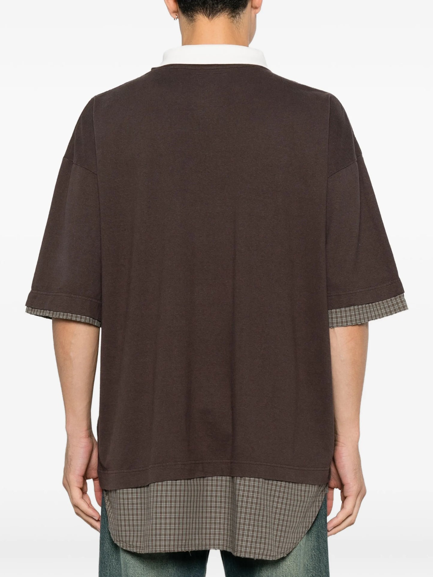 triple-layered duck-embroidered T-shirt