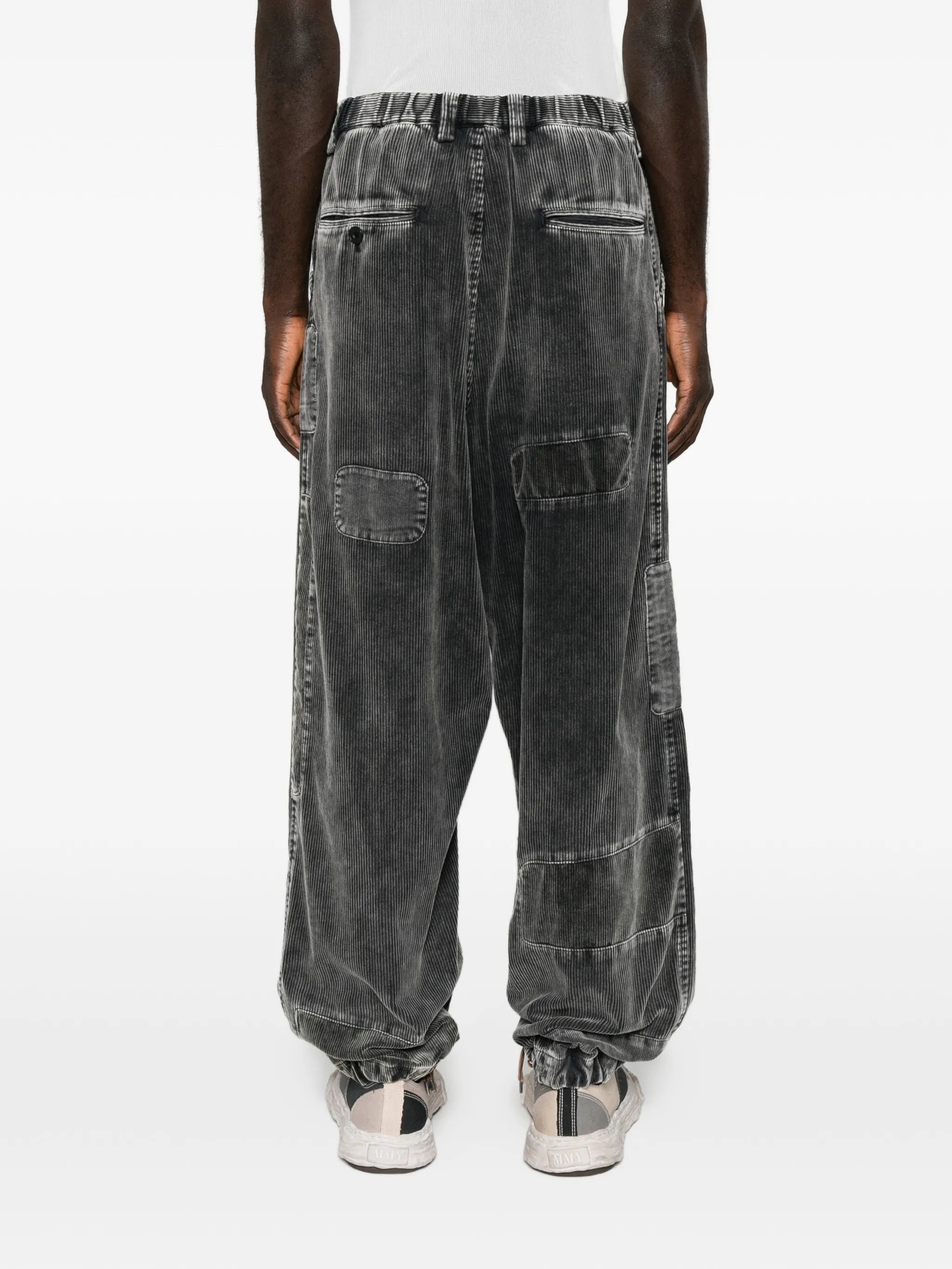patchwork corduroy cargo pants
