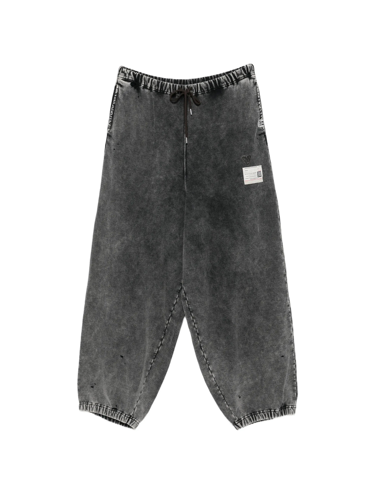 bleached sweat trousers