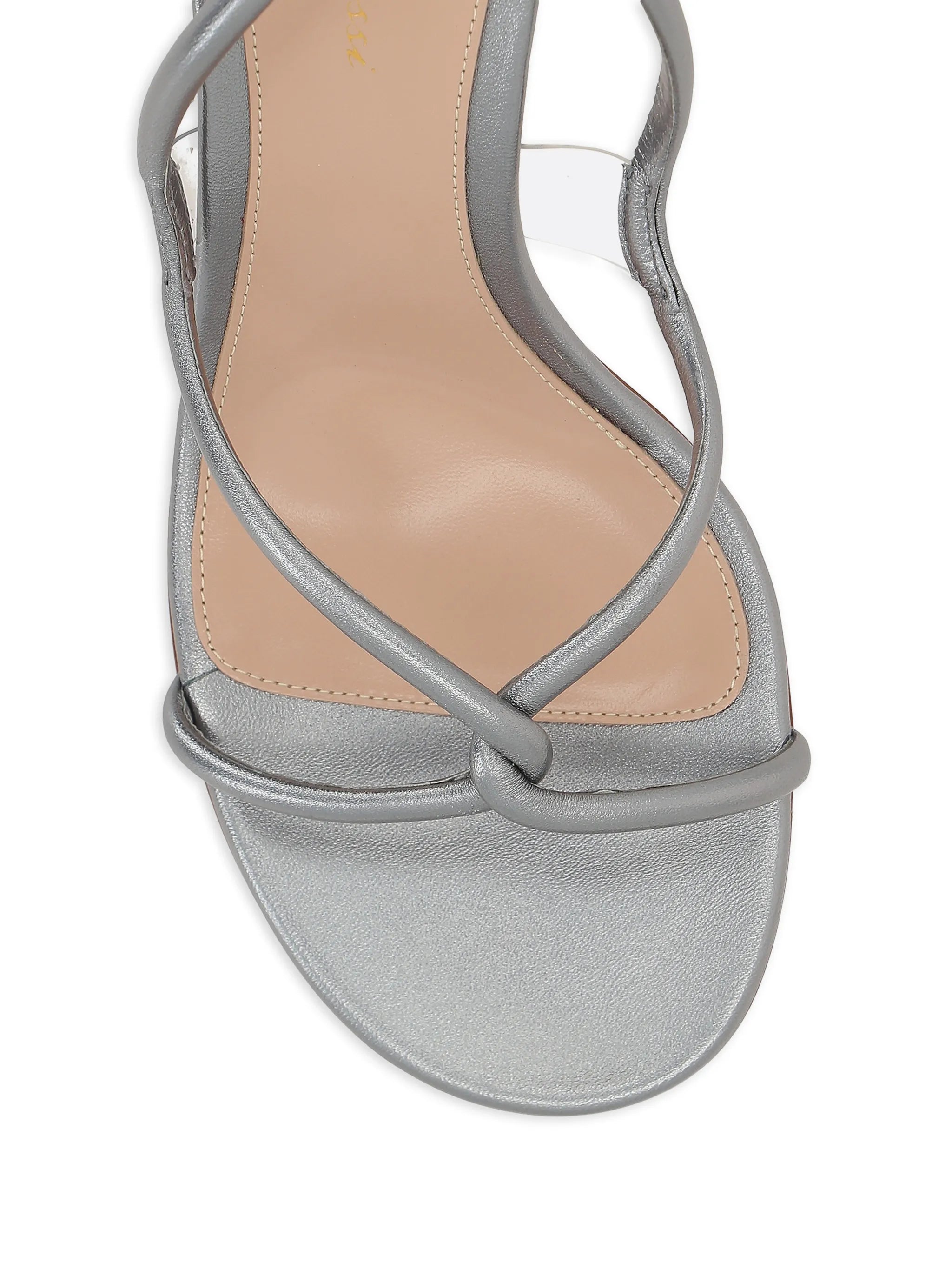 knotted-buckle heeled sandals