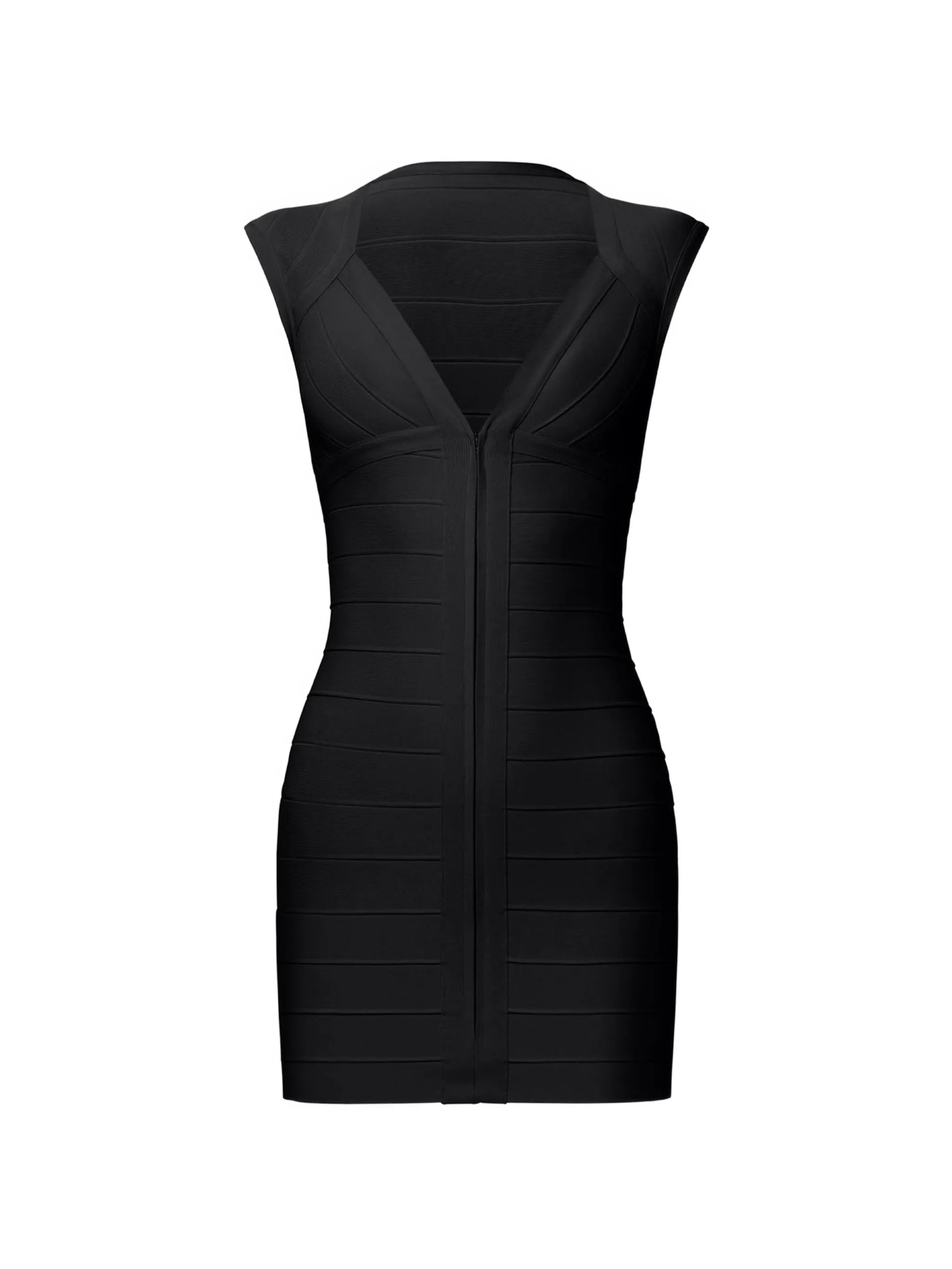 zip sleeveless dress