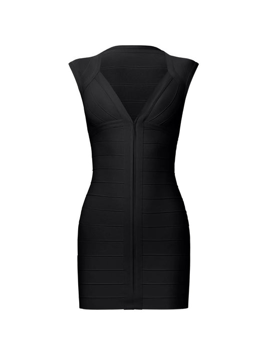 zip sleeveless dress