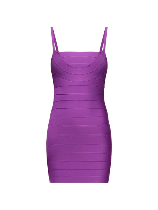 ribbed strap dress