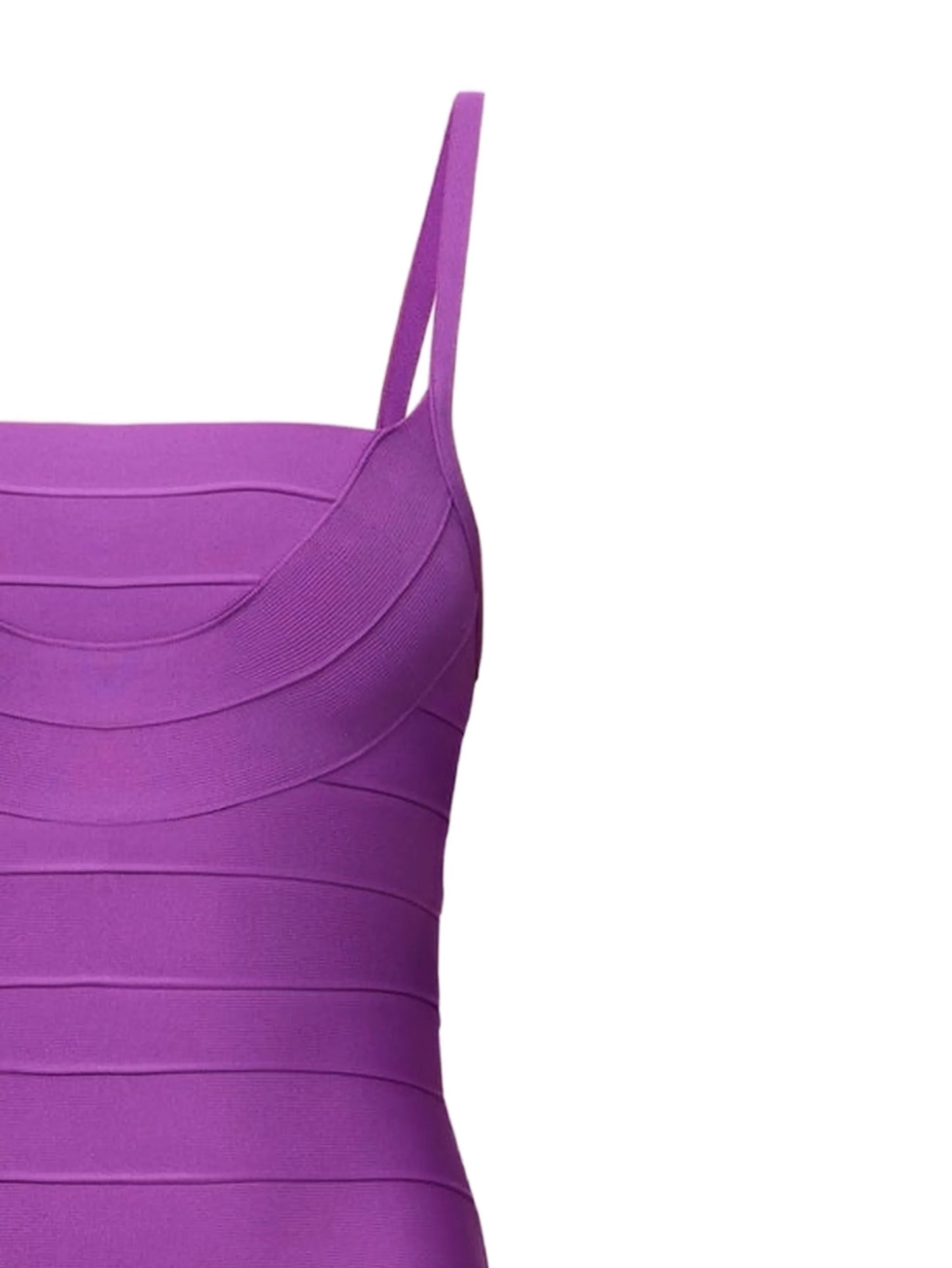 ribbed strap dress