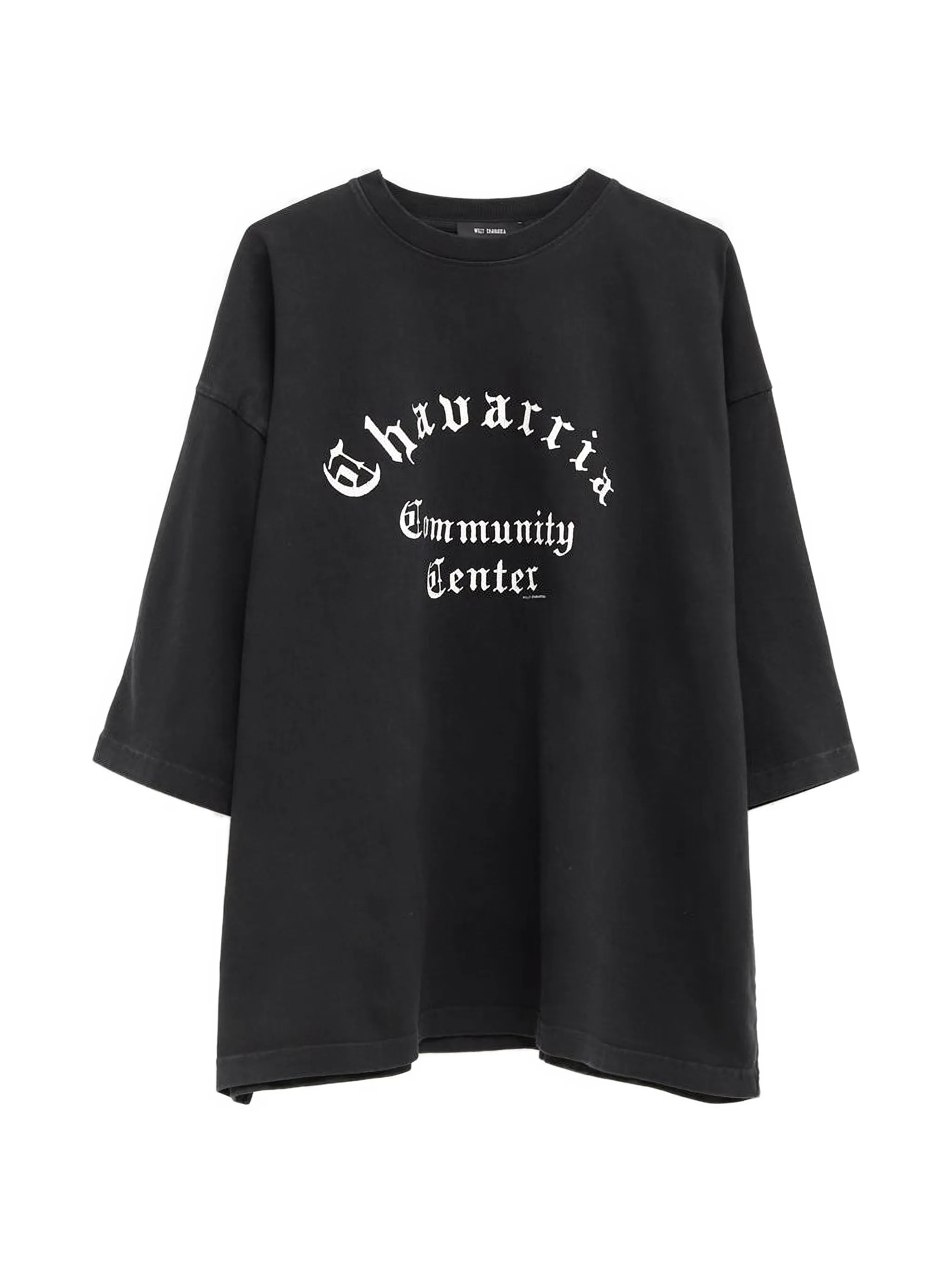 logo-print oversized T-shirt