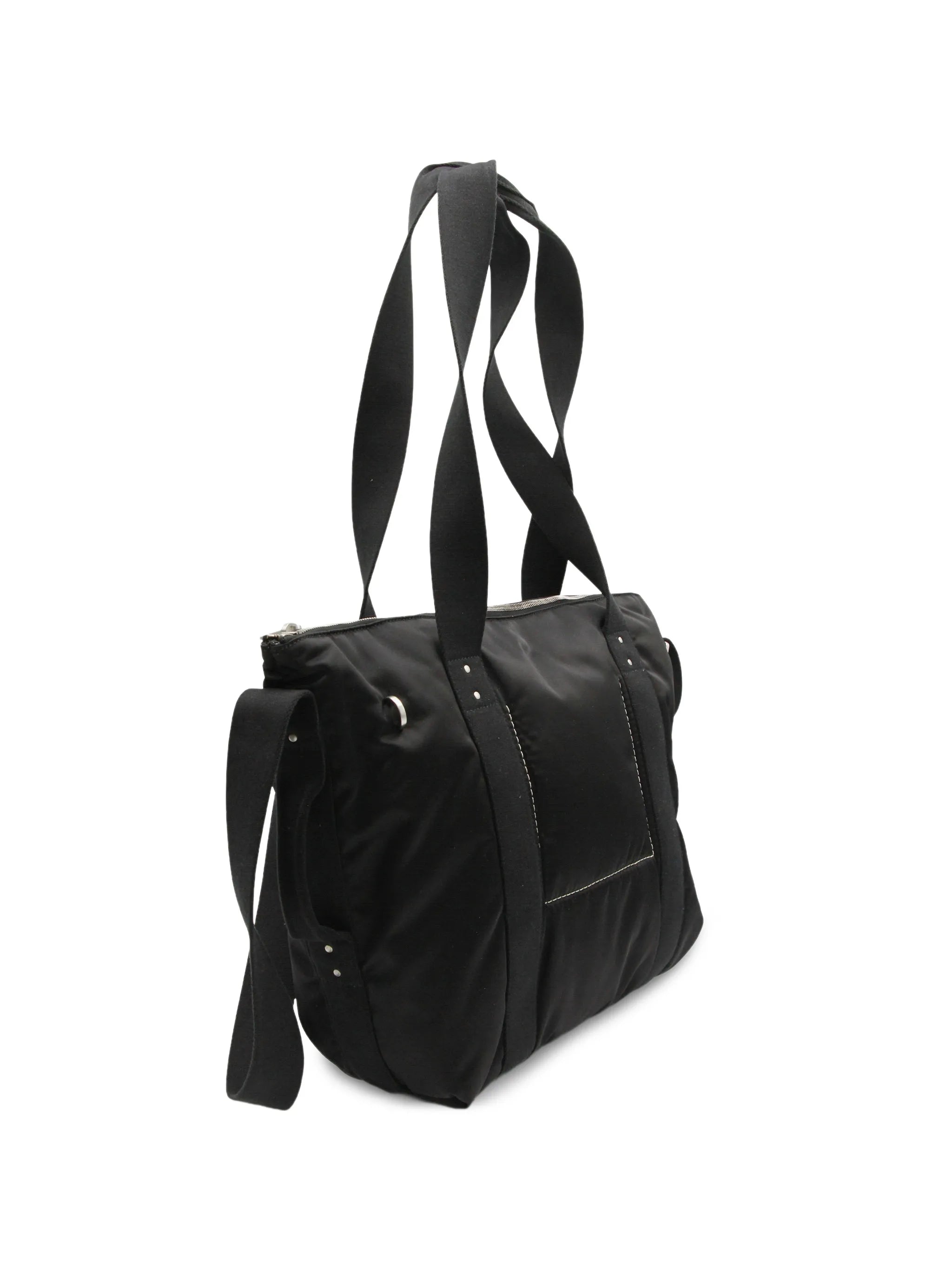 strap detail tote bag
