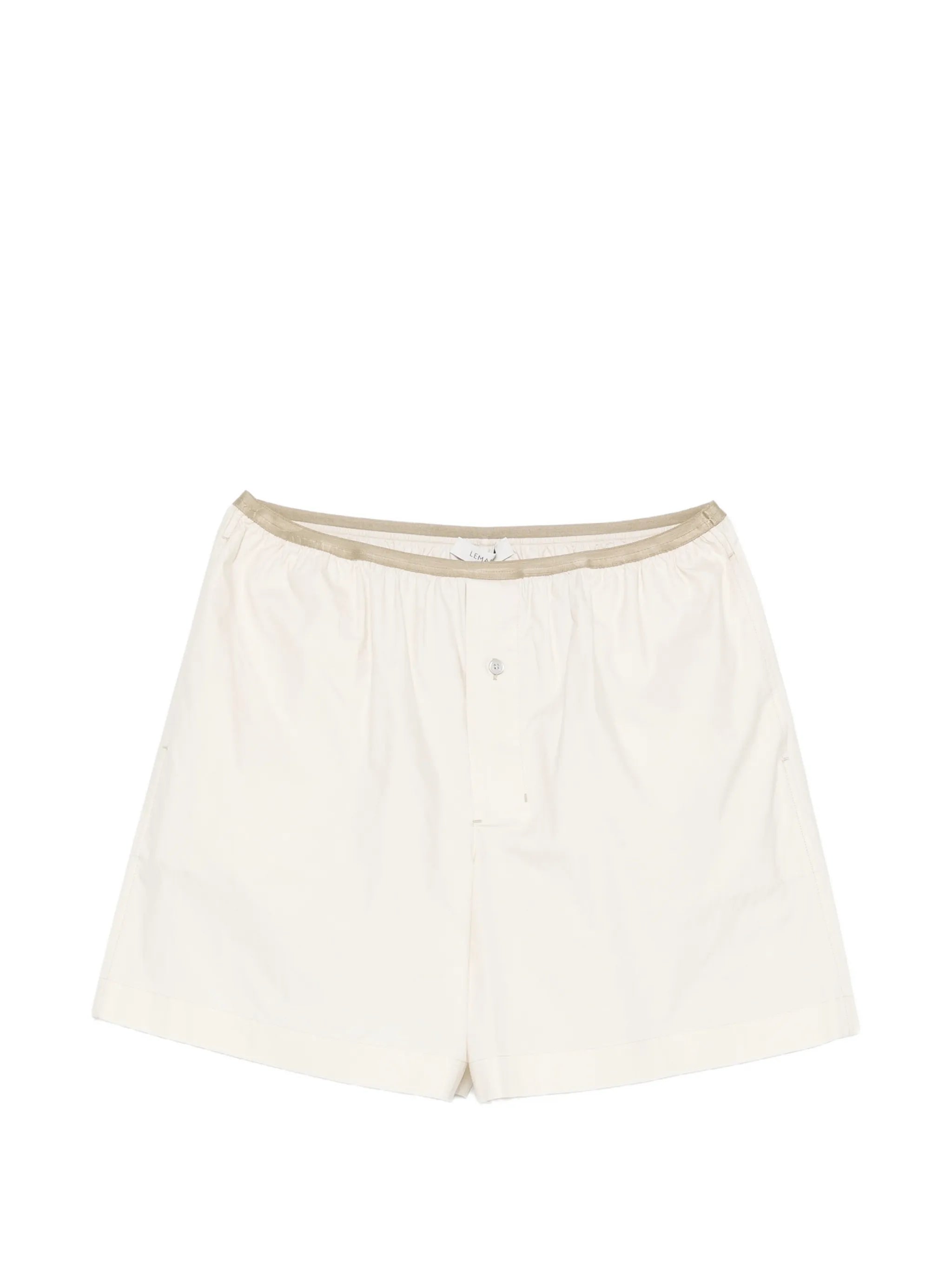 button-embellishment shorts