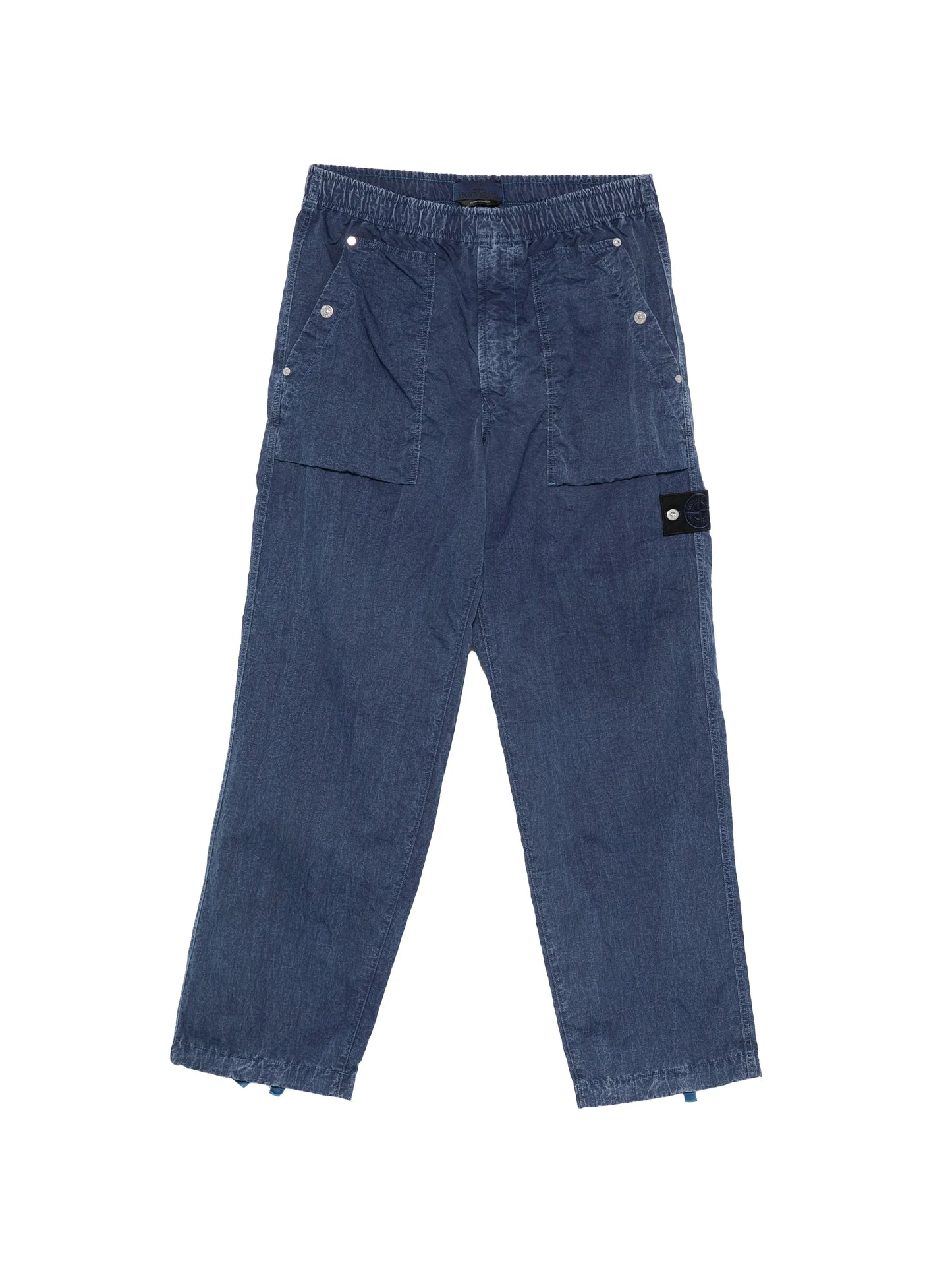 Fatigue  logo-patch loose-fit trousers