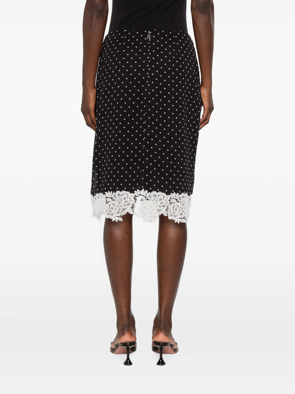 Laceband Pencilskirt black