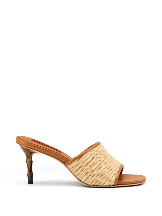 Playa bamboo heel in natural sandals
