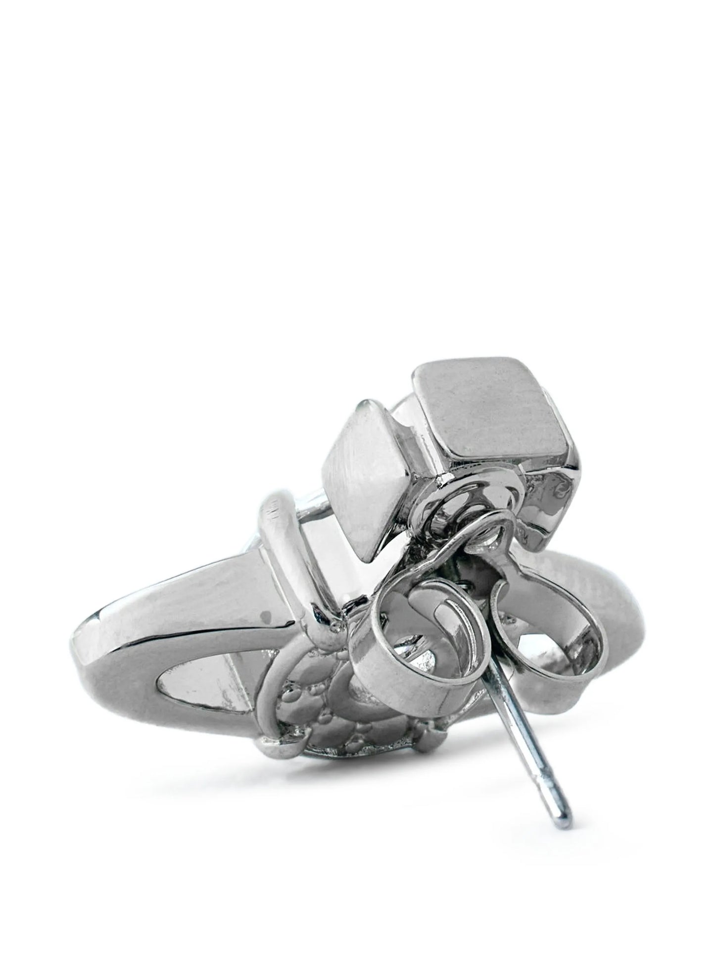 Orb crystal stud earrings