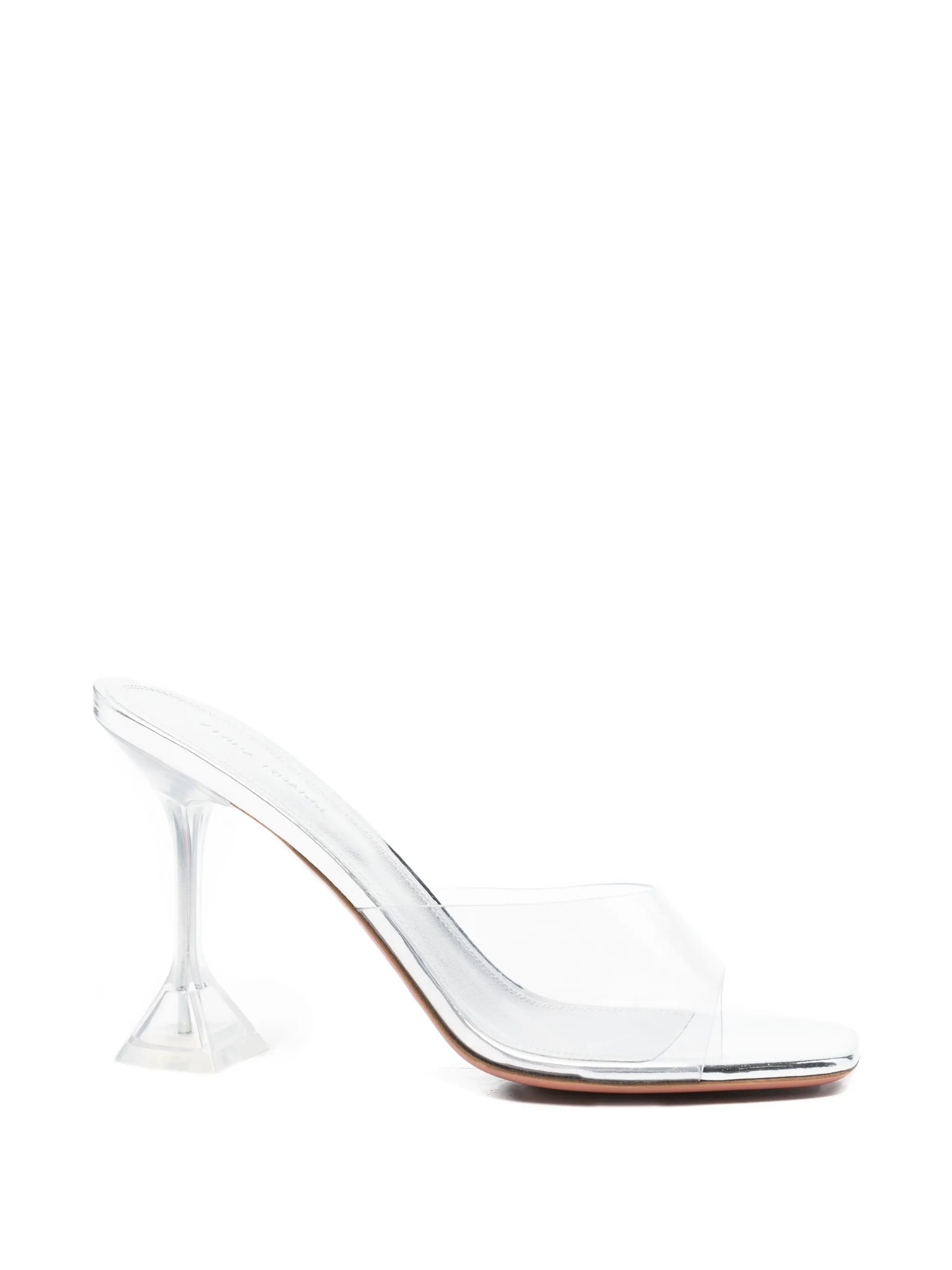 Lupita glass slippers 95 transparent pvc