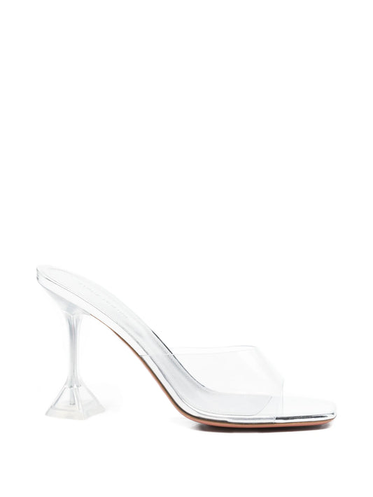 Lupita glass slippers 95 transparent pvc