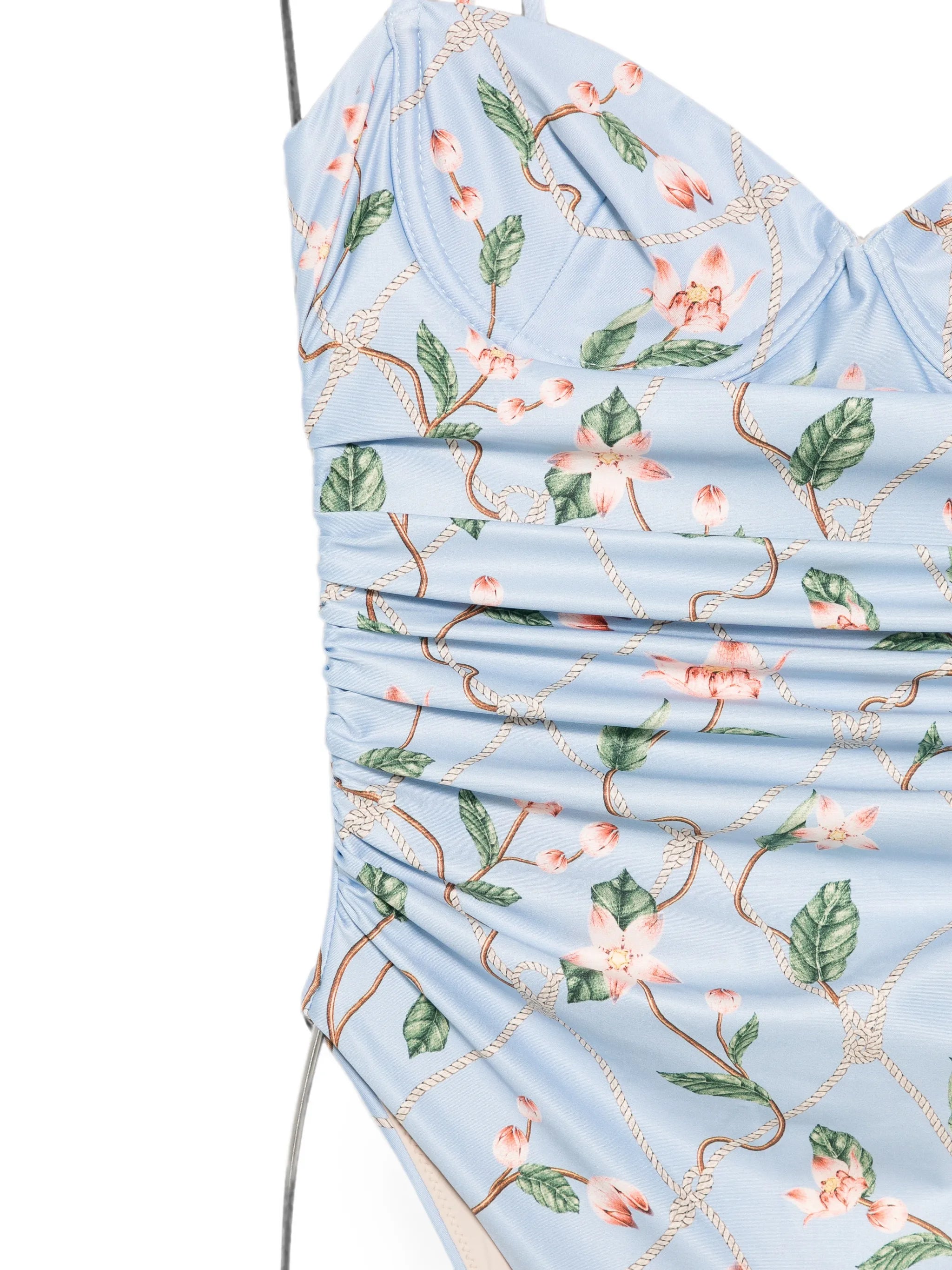 Rábano Navegante floral-print swimsuit