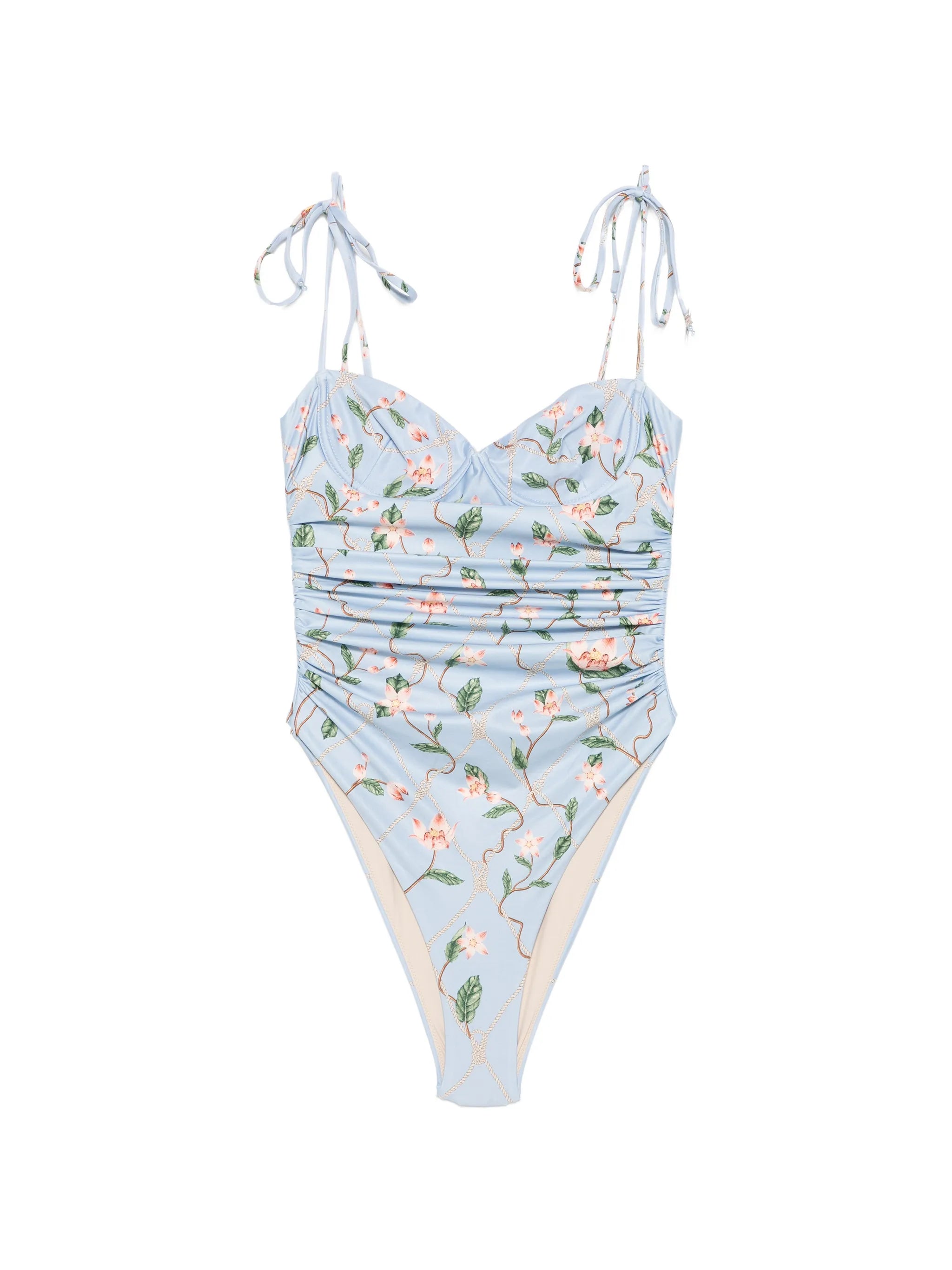 Rábano Navegante floral-print swimsuit