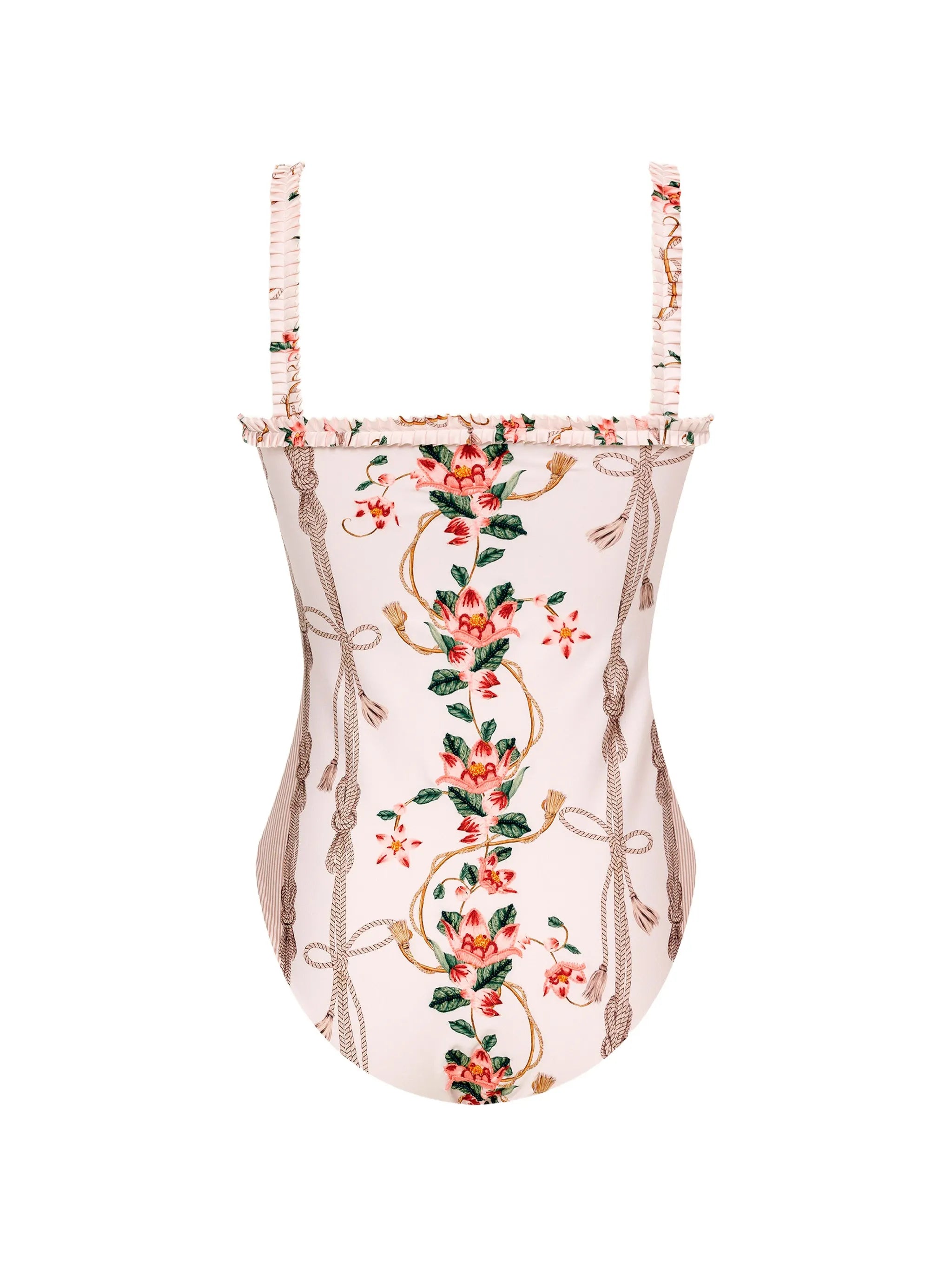 Limón Navegante ruffled swimsuit