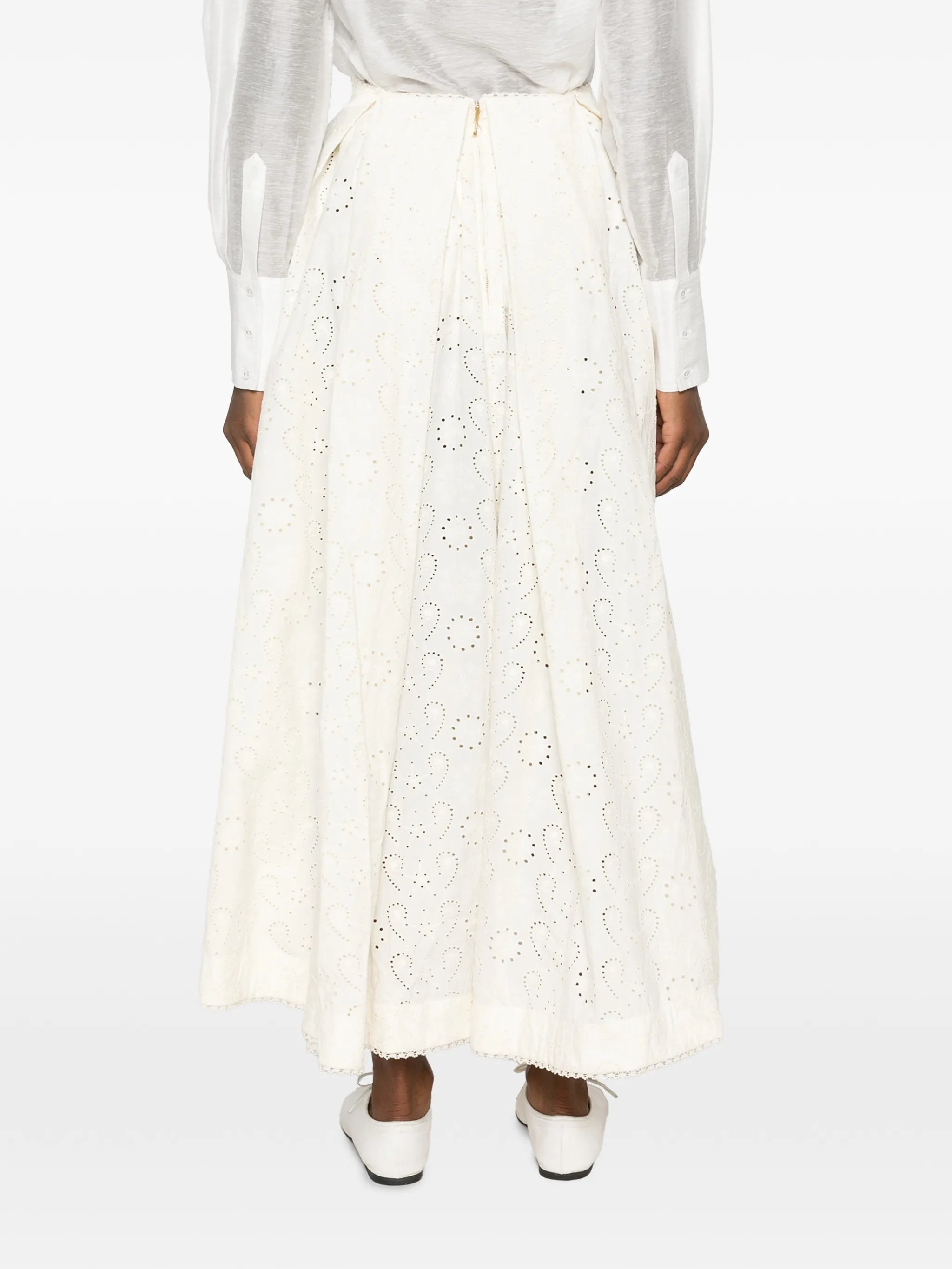 Delta eyelet skirt