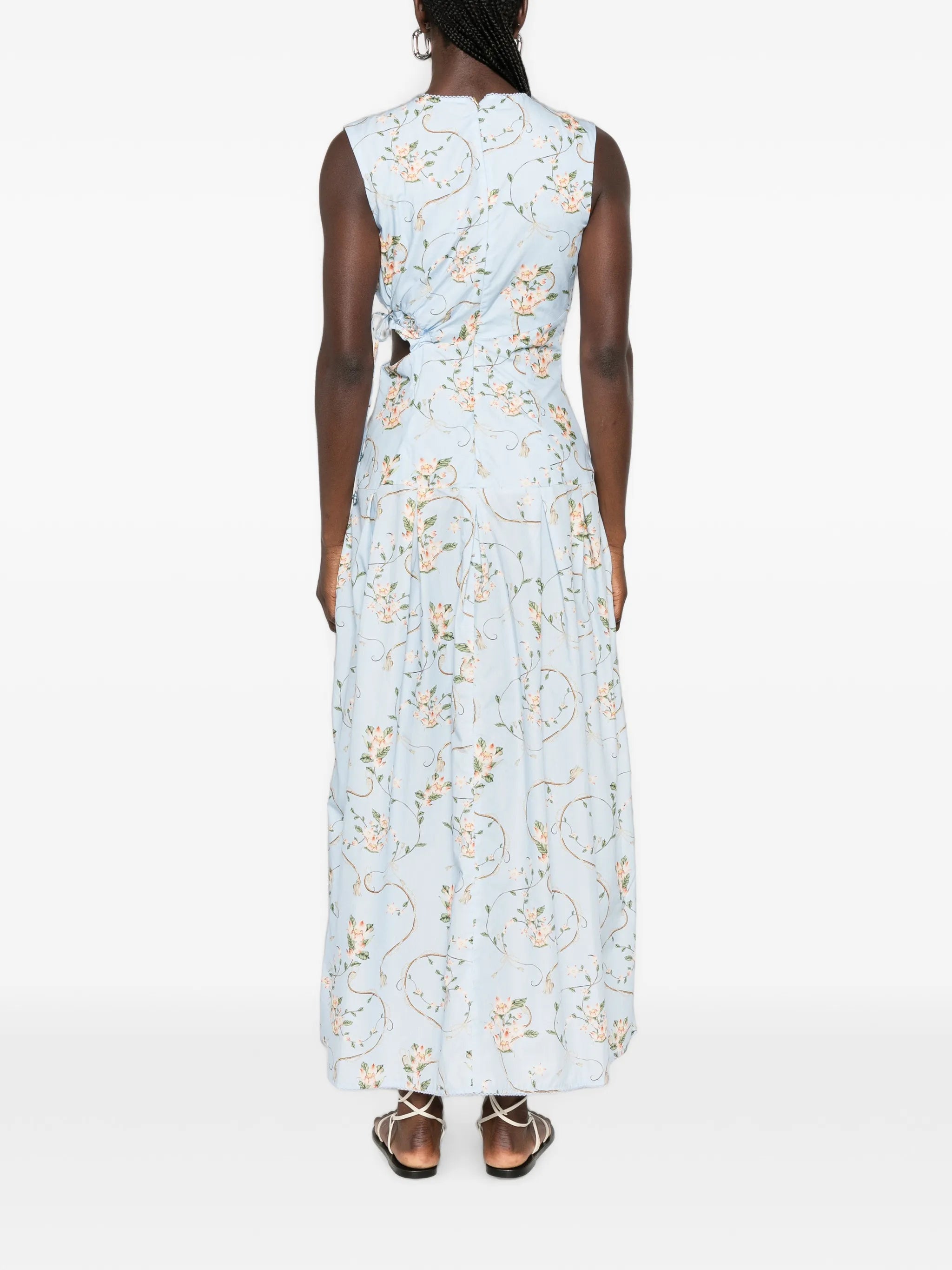 Otono floral-print cut-out maxi dress