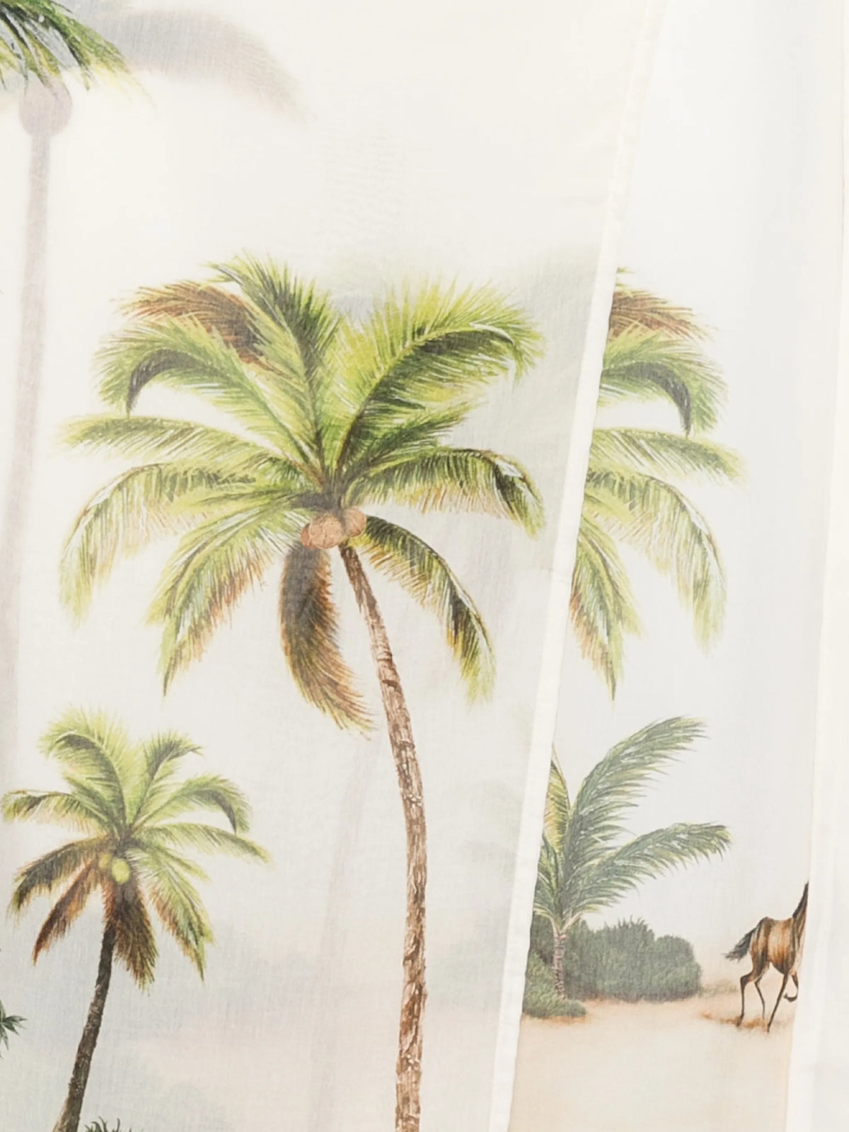 Lavanda tropical-print sarong