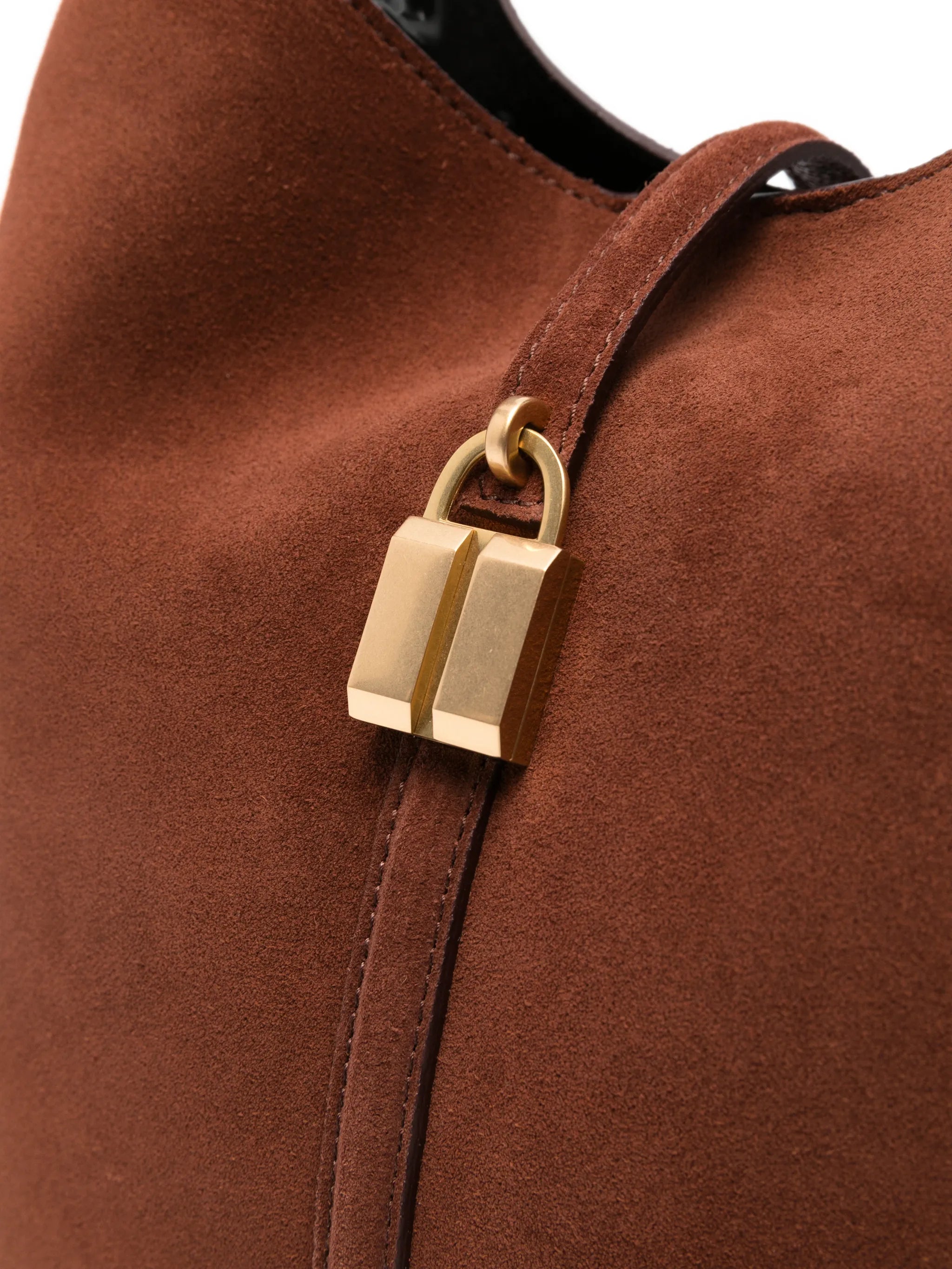 Siena suede bucket bag