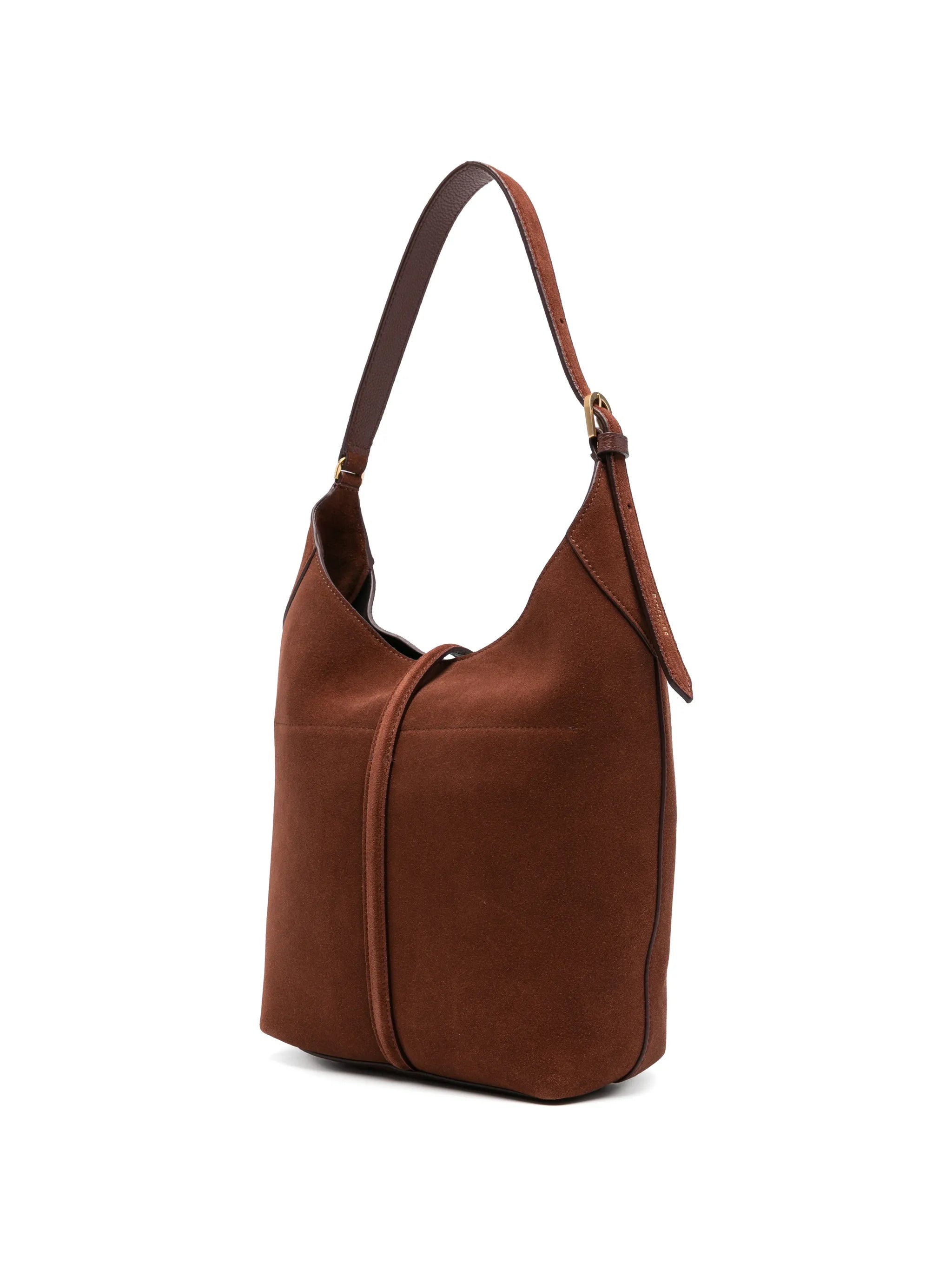 Siena suede bucket bag