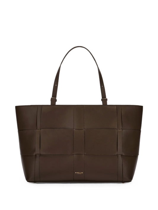 Florence woven-leather tote bag