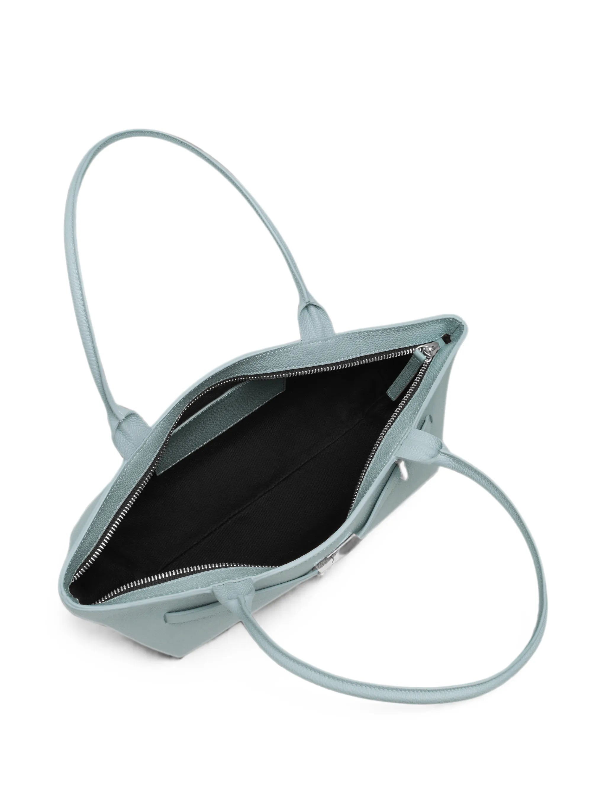 New York grained leather shoulder bag
