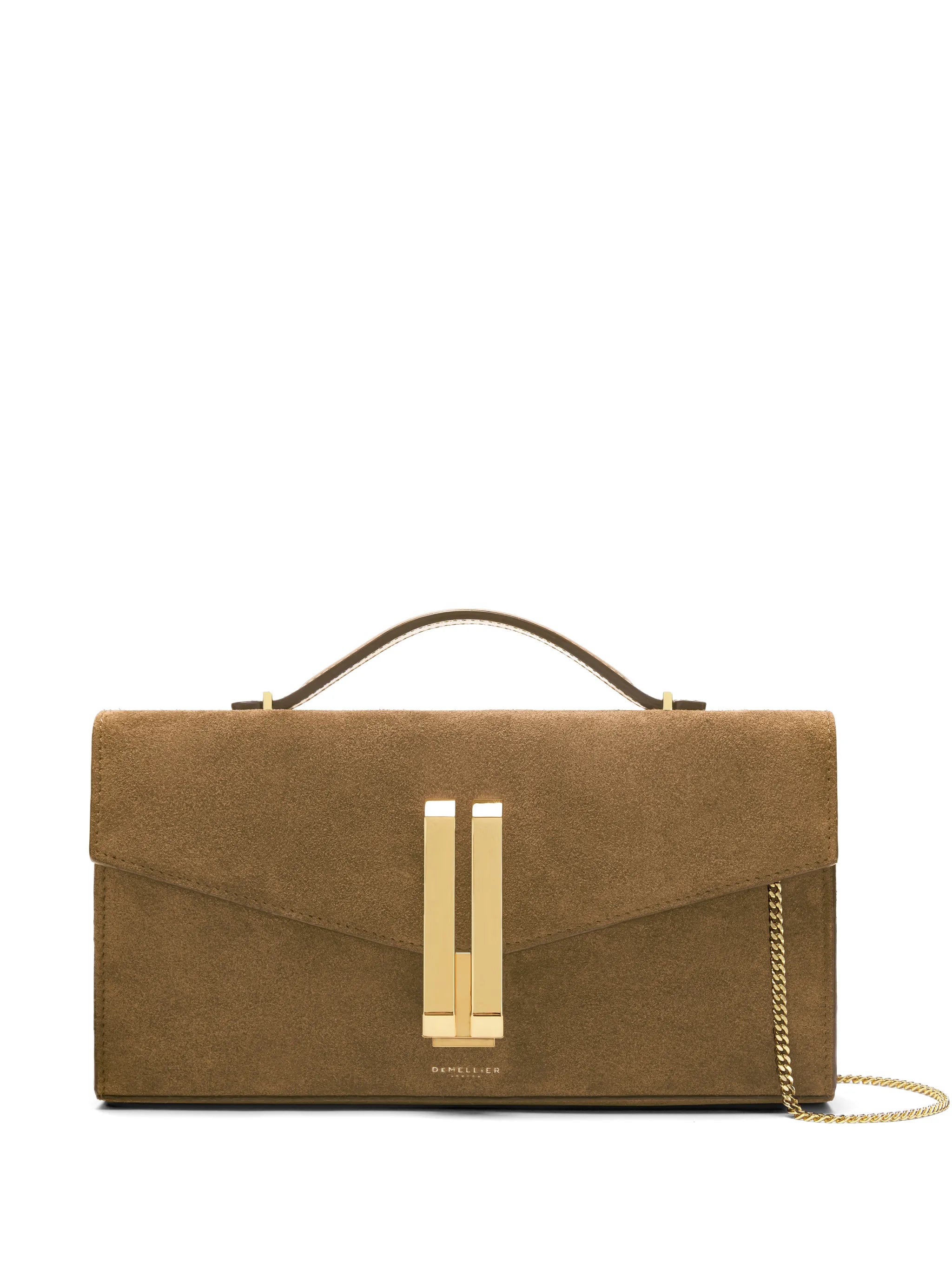Vancouver suede clutch bag