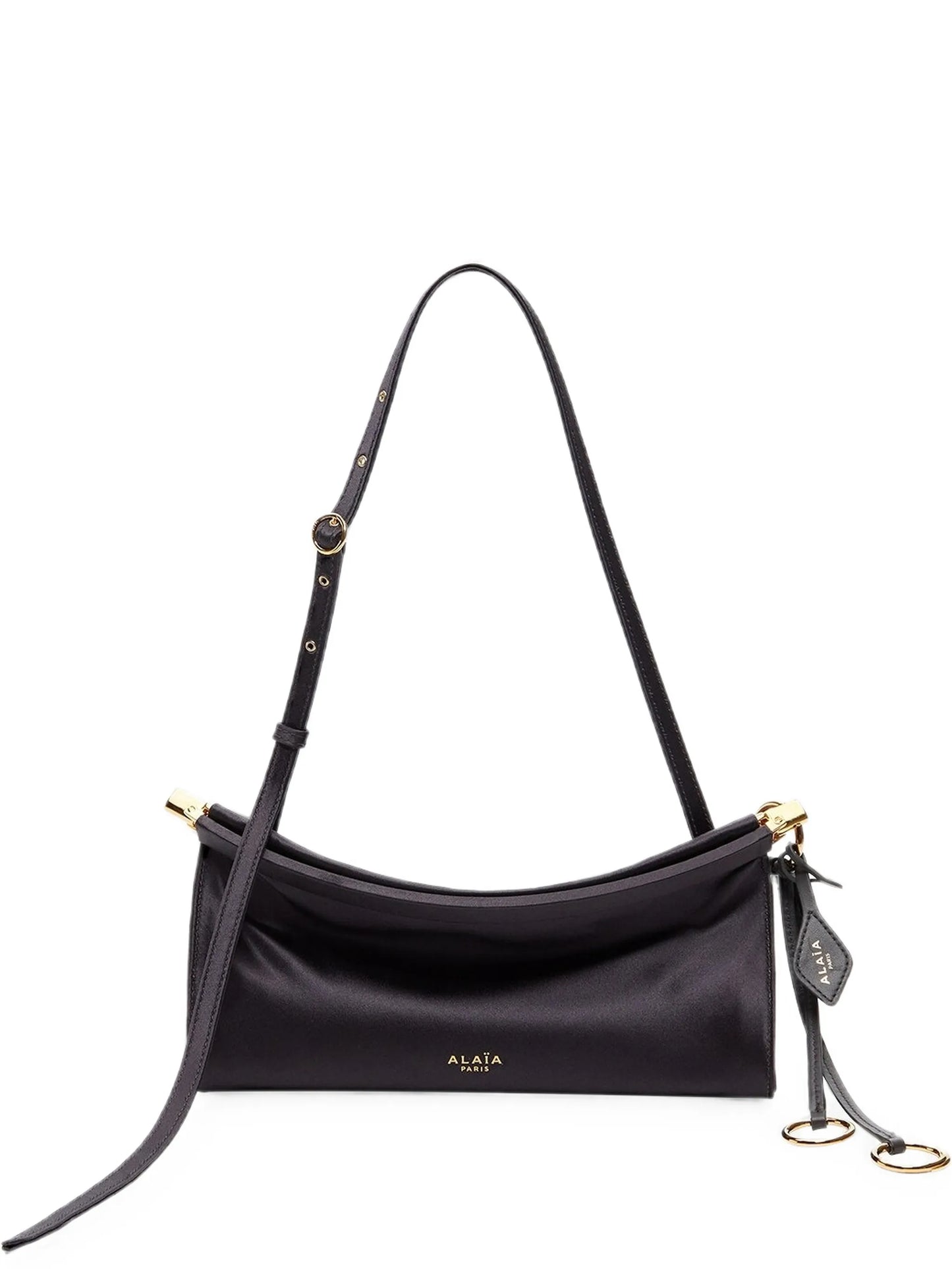 le click east west small bag in satin