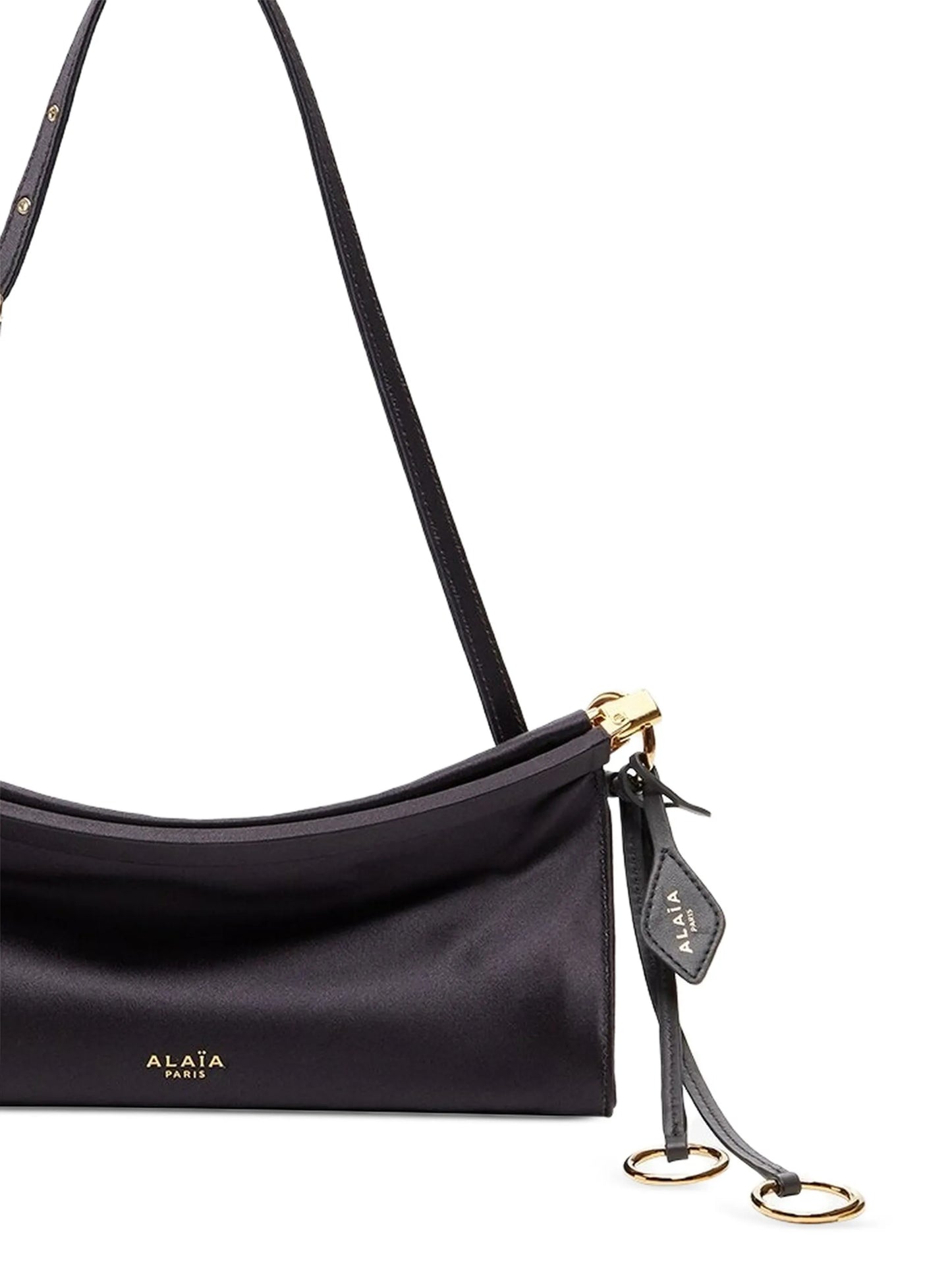 le click east west small bag in satin