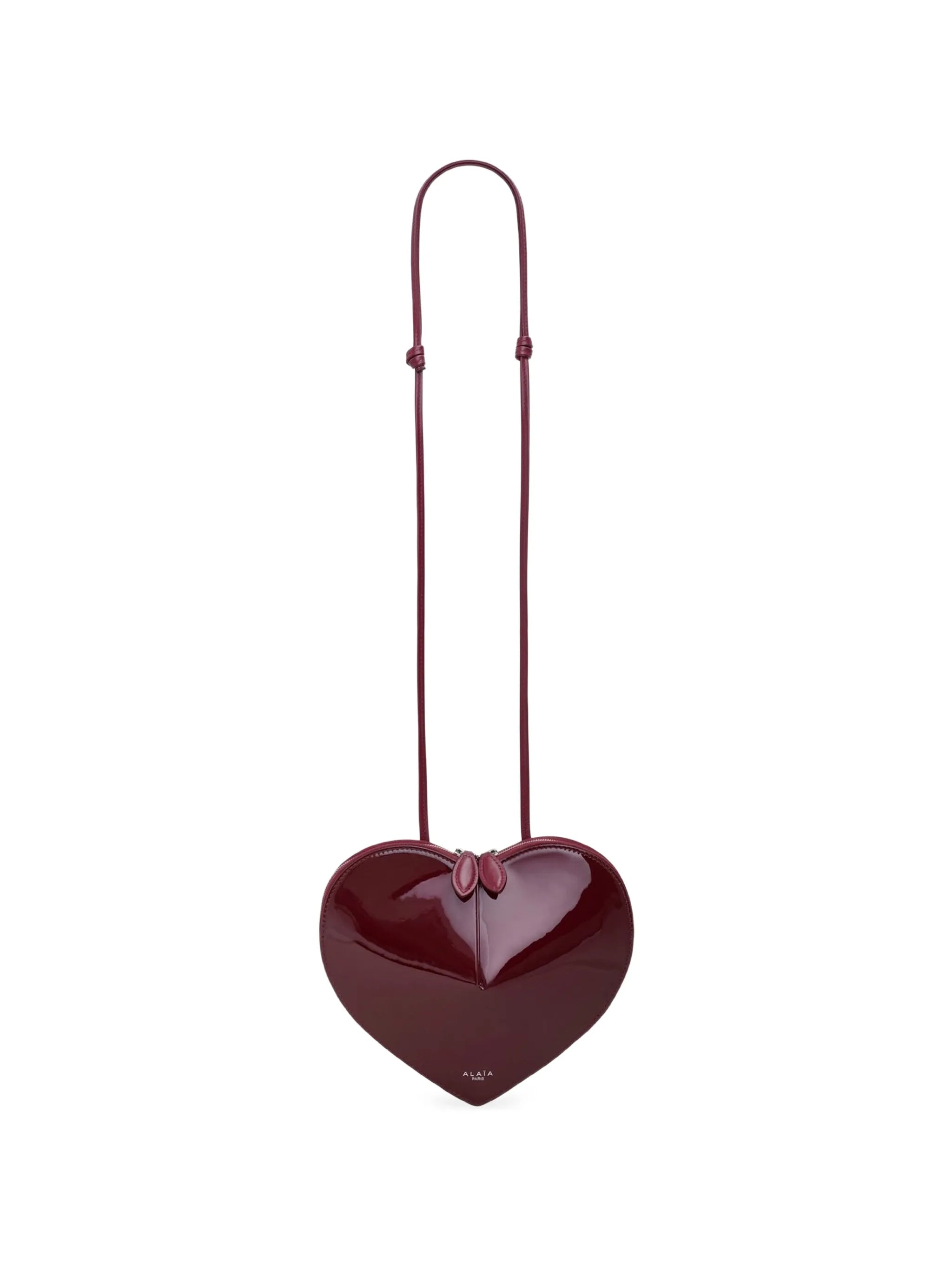 Le Coeur patent leather crossbody bag