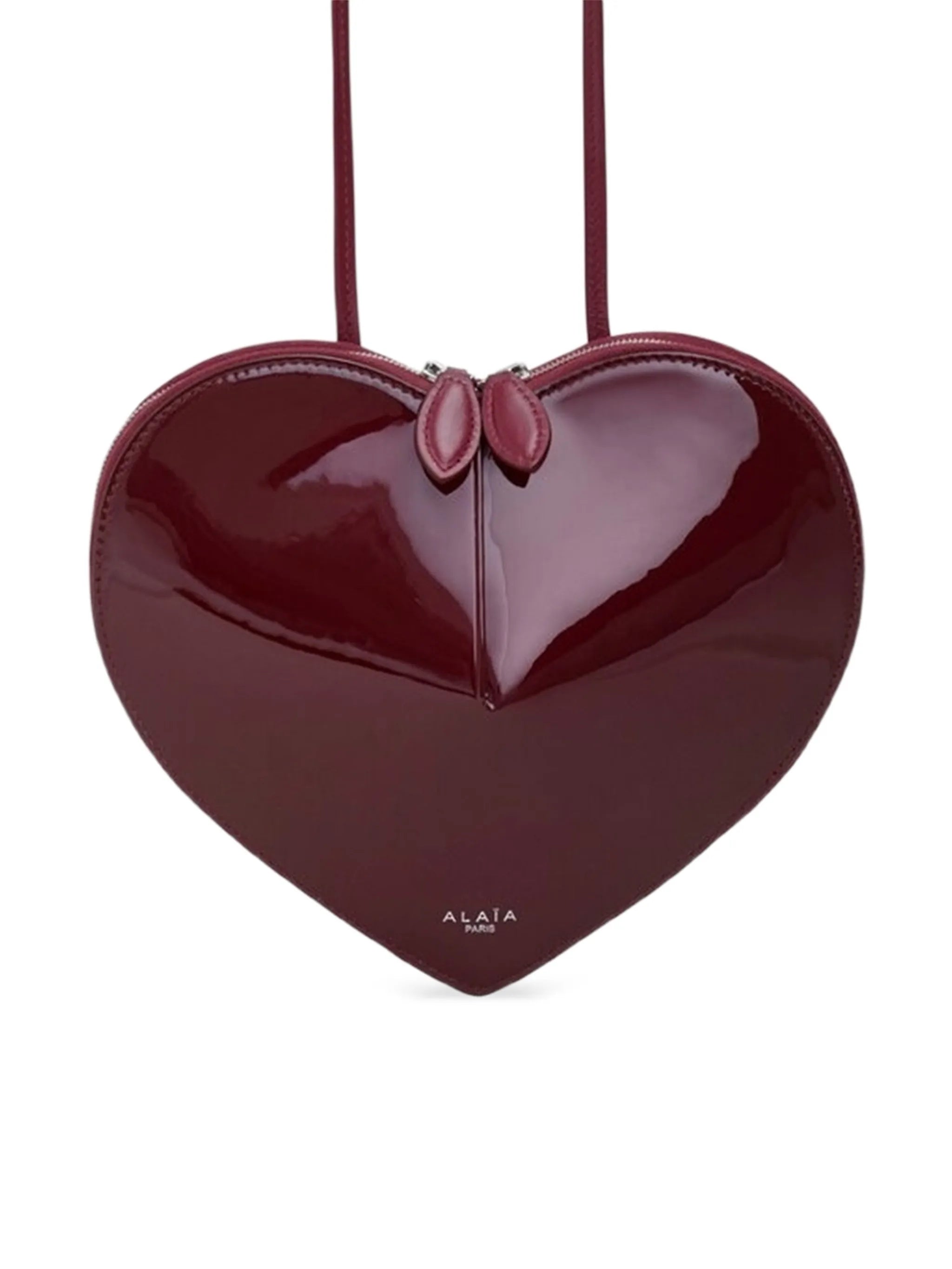 Le Coeur patent leather crossbody bag