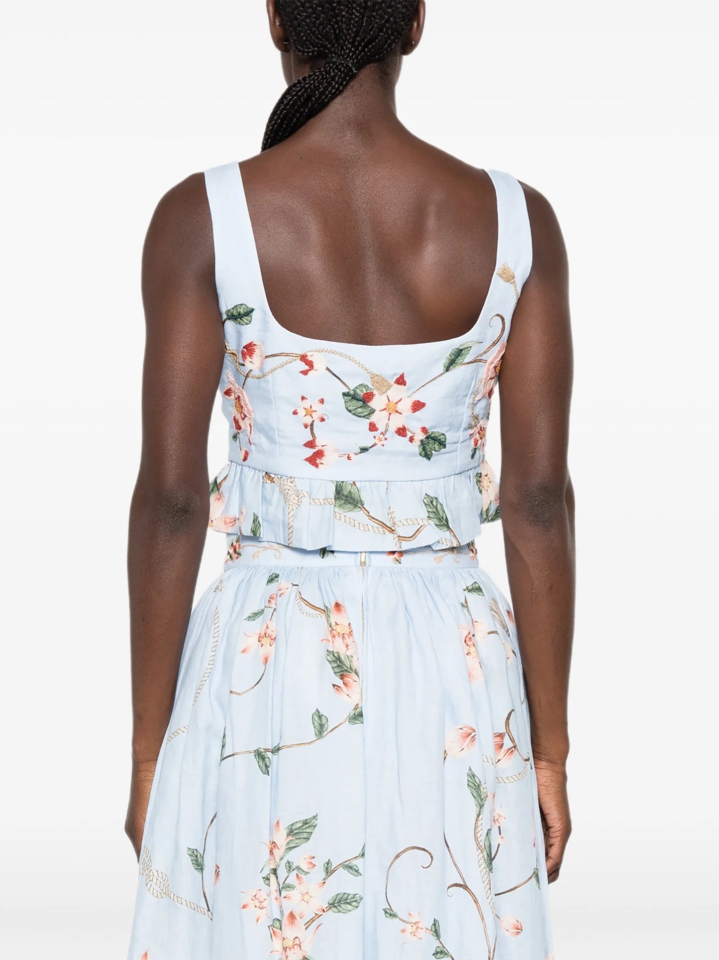 Eslabon Navegante cropped top