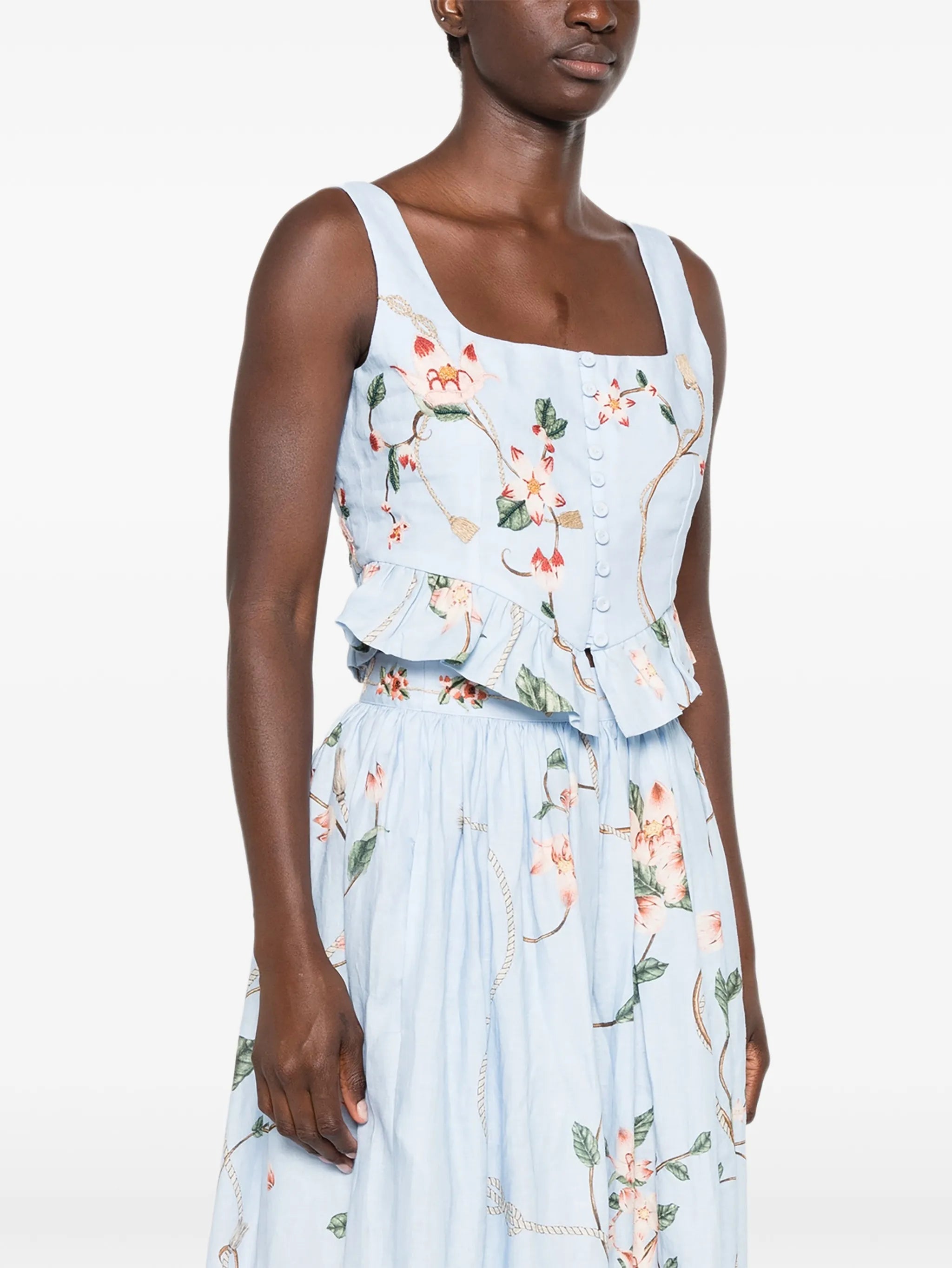 Eslabon Navegante cropped top