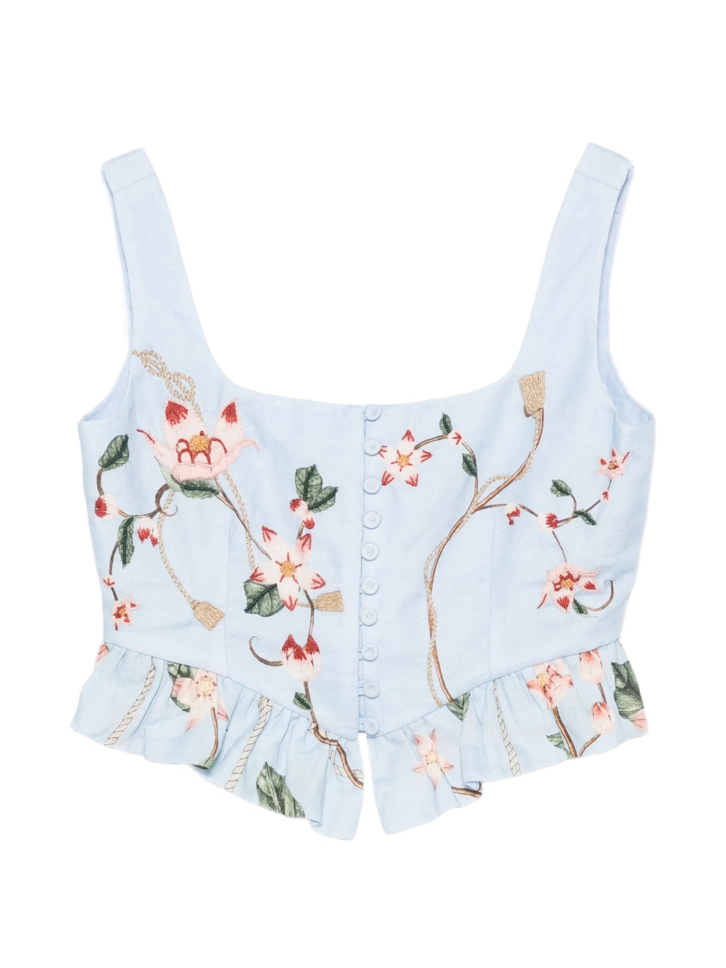 Eslabon Navegante cropped top