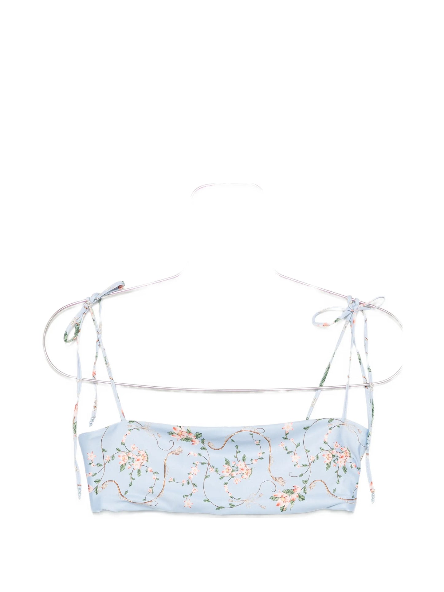 Primavera Navegante floral-print bikini top