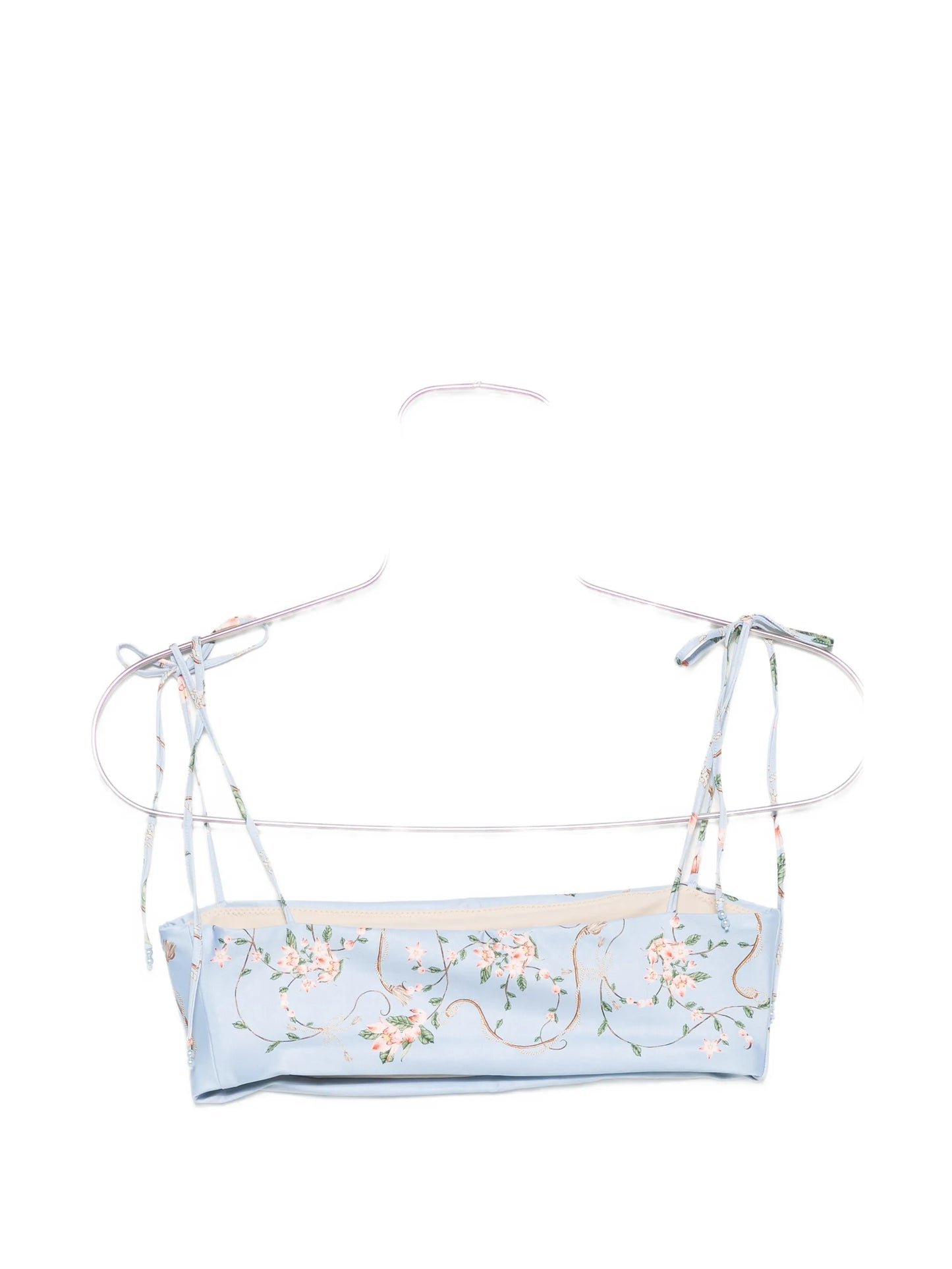 Primavera Navegante floral-print bikini top