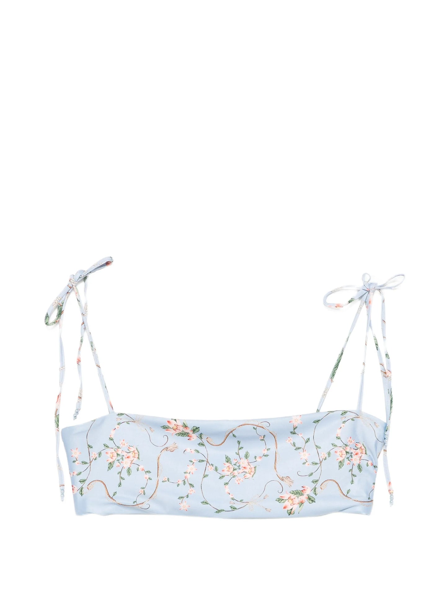 Primavera Navegante floral-print bikini top