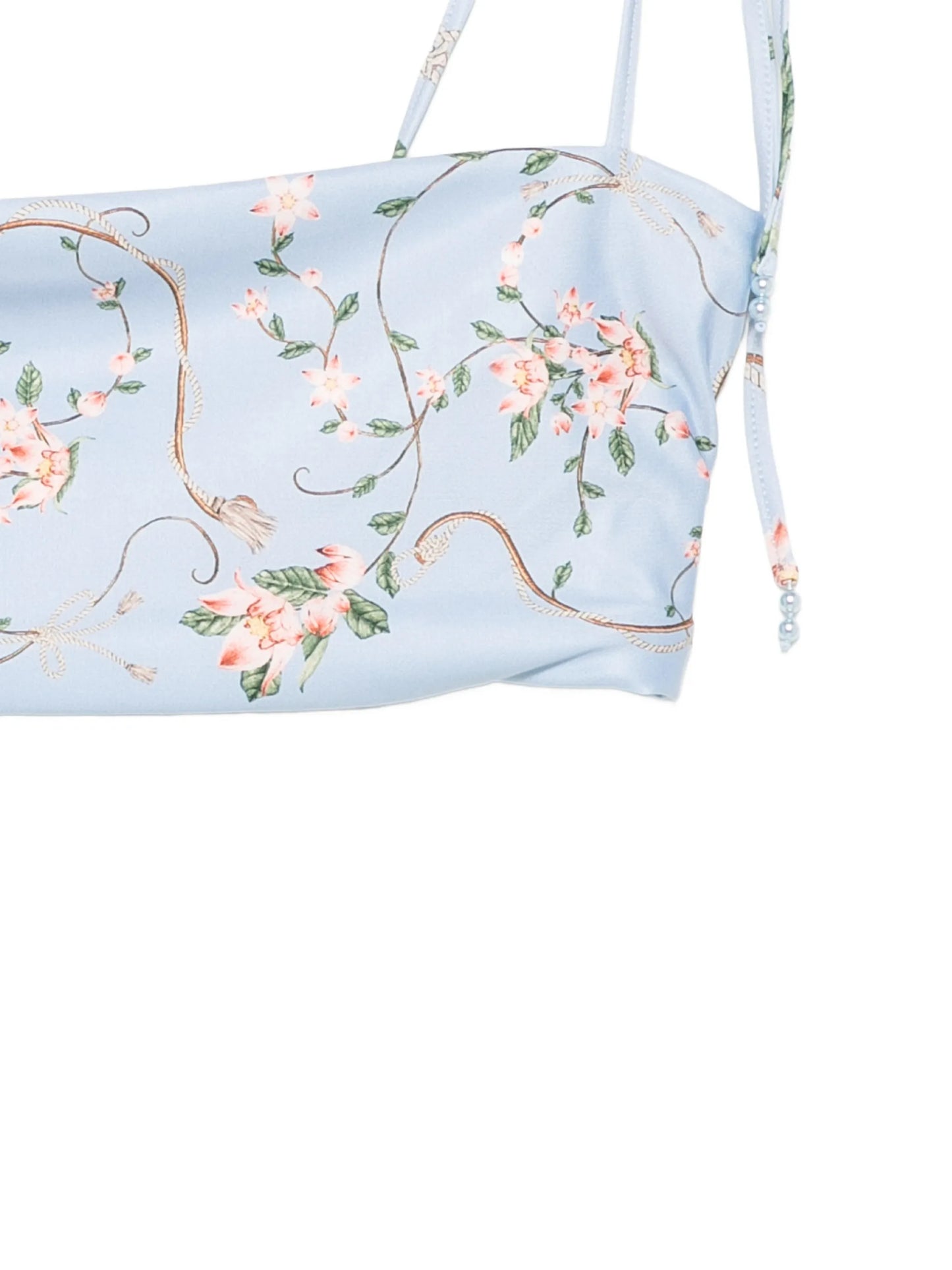 Primavera Navegante floral-print bikini top