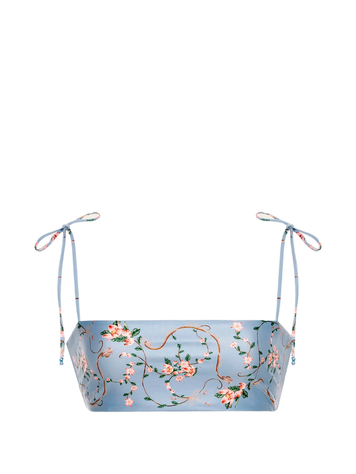 Primavera Navegante floral-print bikini top