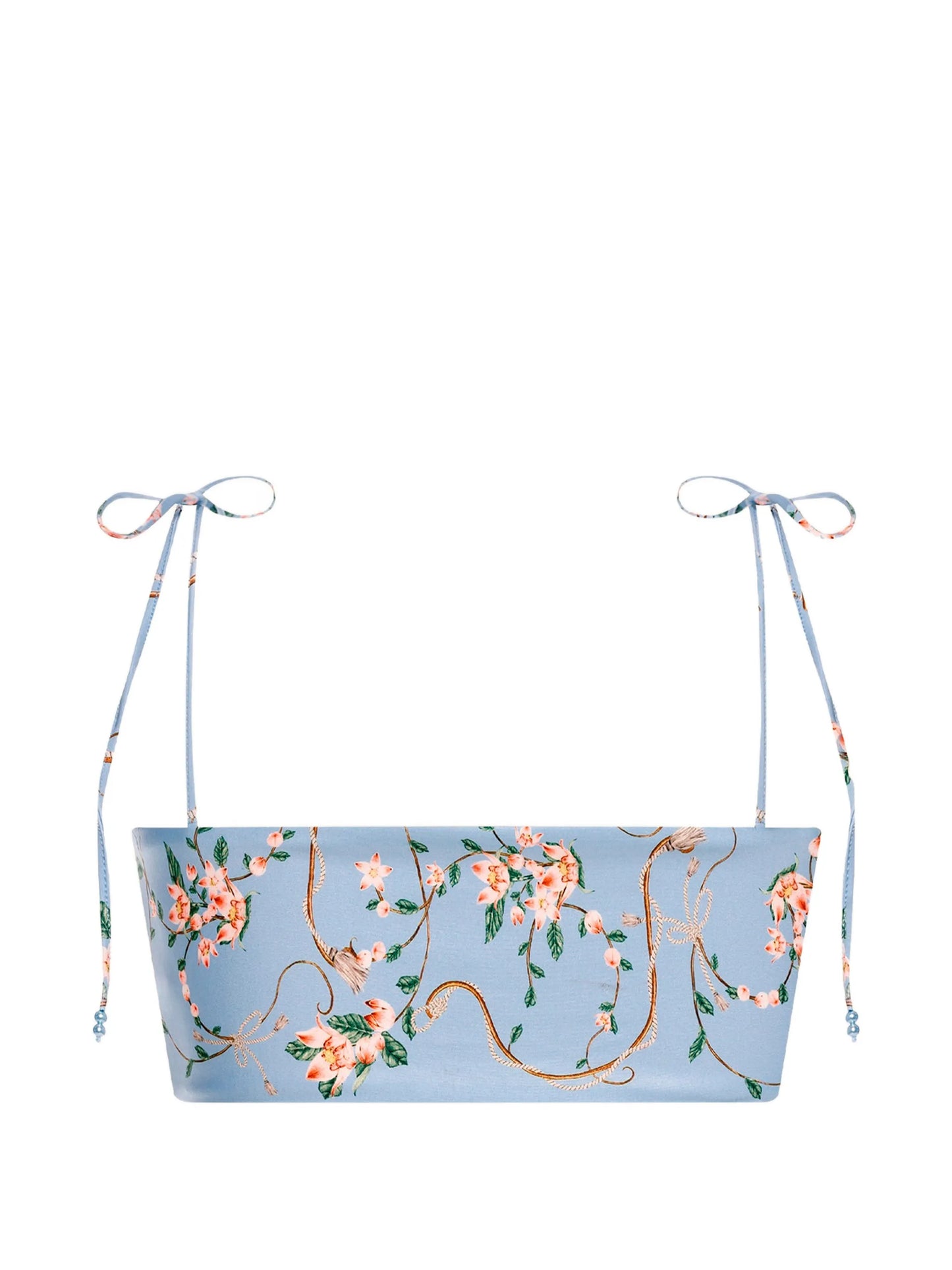 Primavera Navegante floral-print bikini top