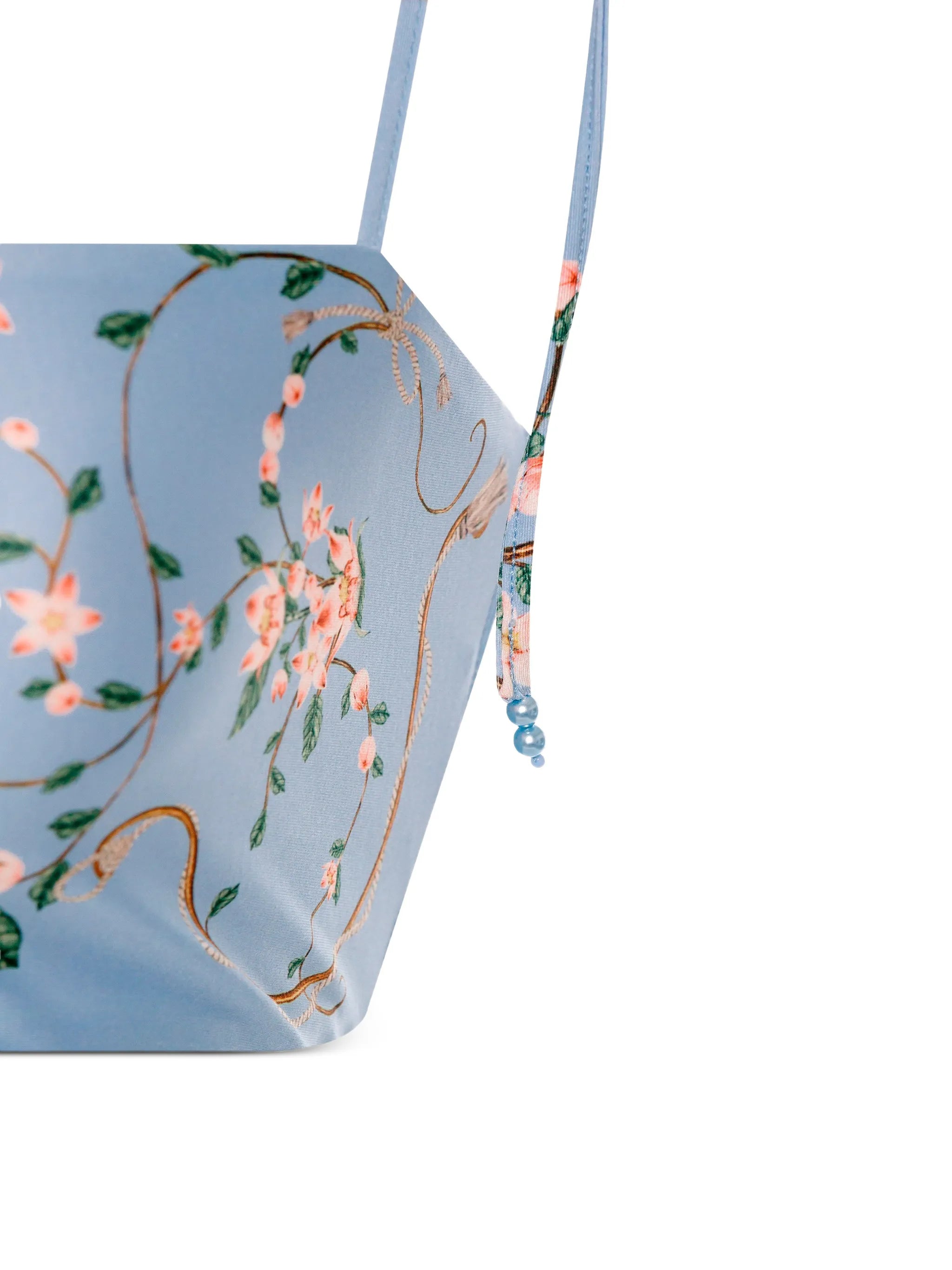 Primavera Navegante floral-print bikini top