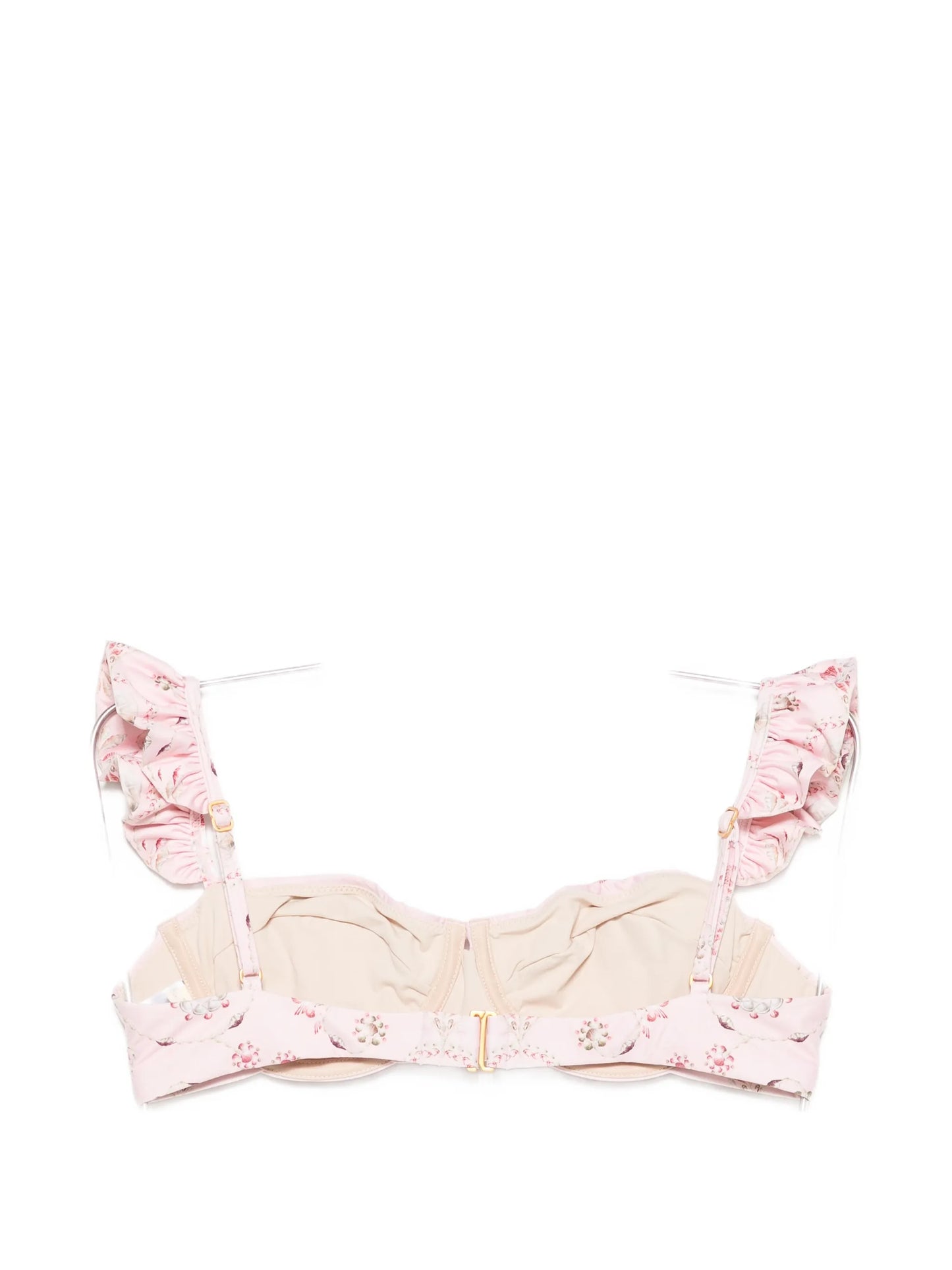 Kiwi Playa ruffled underwired bikini top